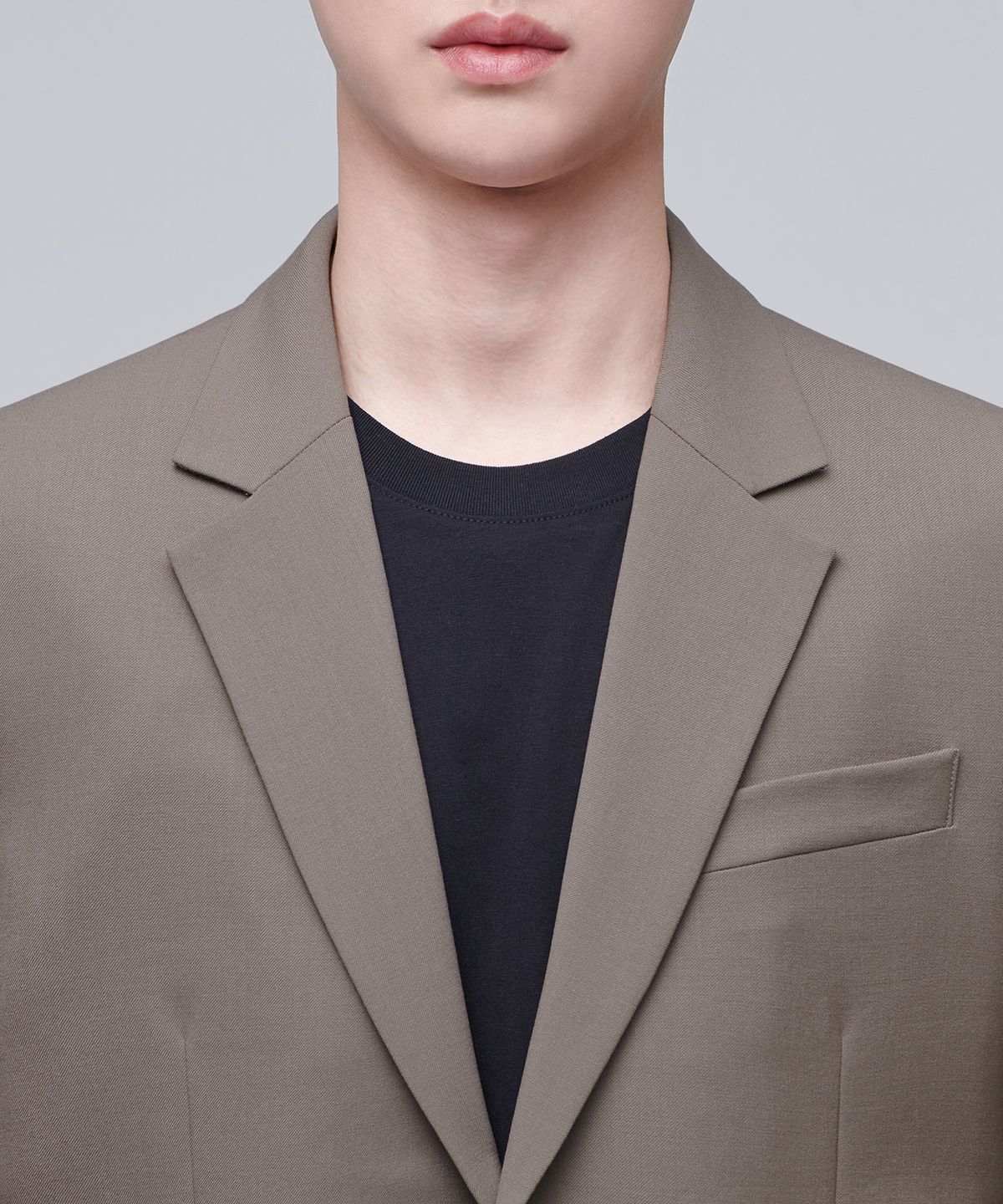 무신사 스탠다드(MUSINSA STANDARD) 릴렉스드 베이식 울 블레이저 [더스티 베이지]