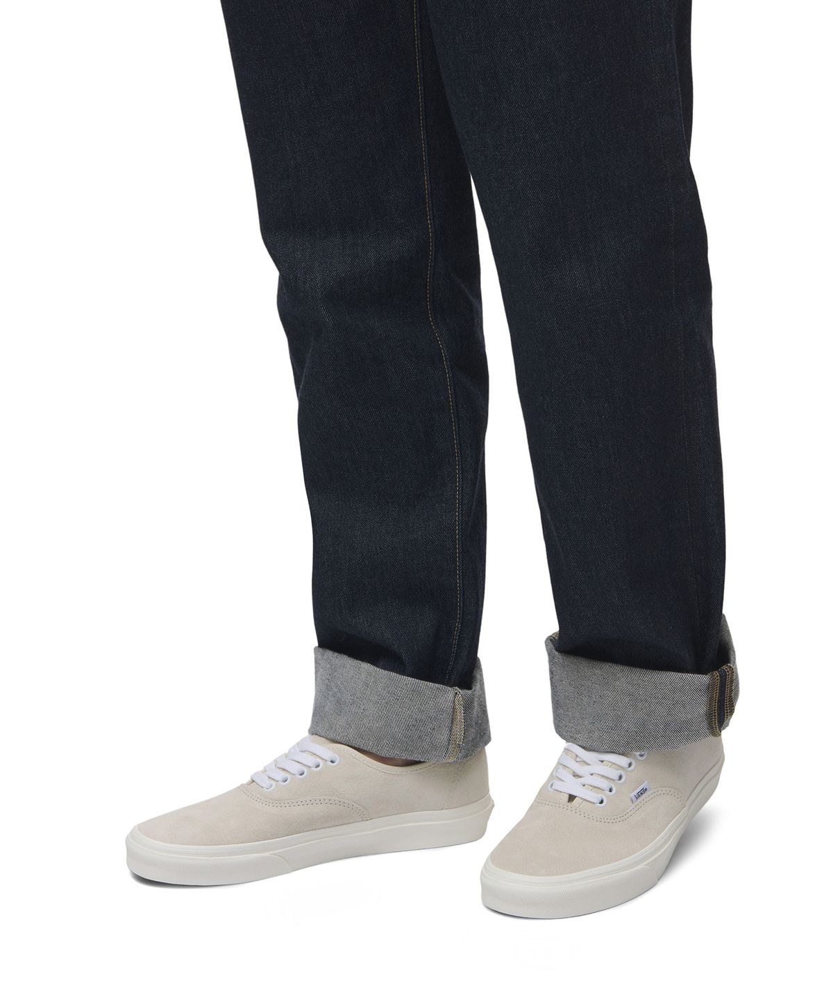 반스(VANS) 어센틱 - (피그 스웨이드) 샌드쉘:스노우 화이트 / VN0A5HZS9G91
