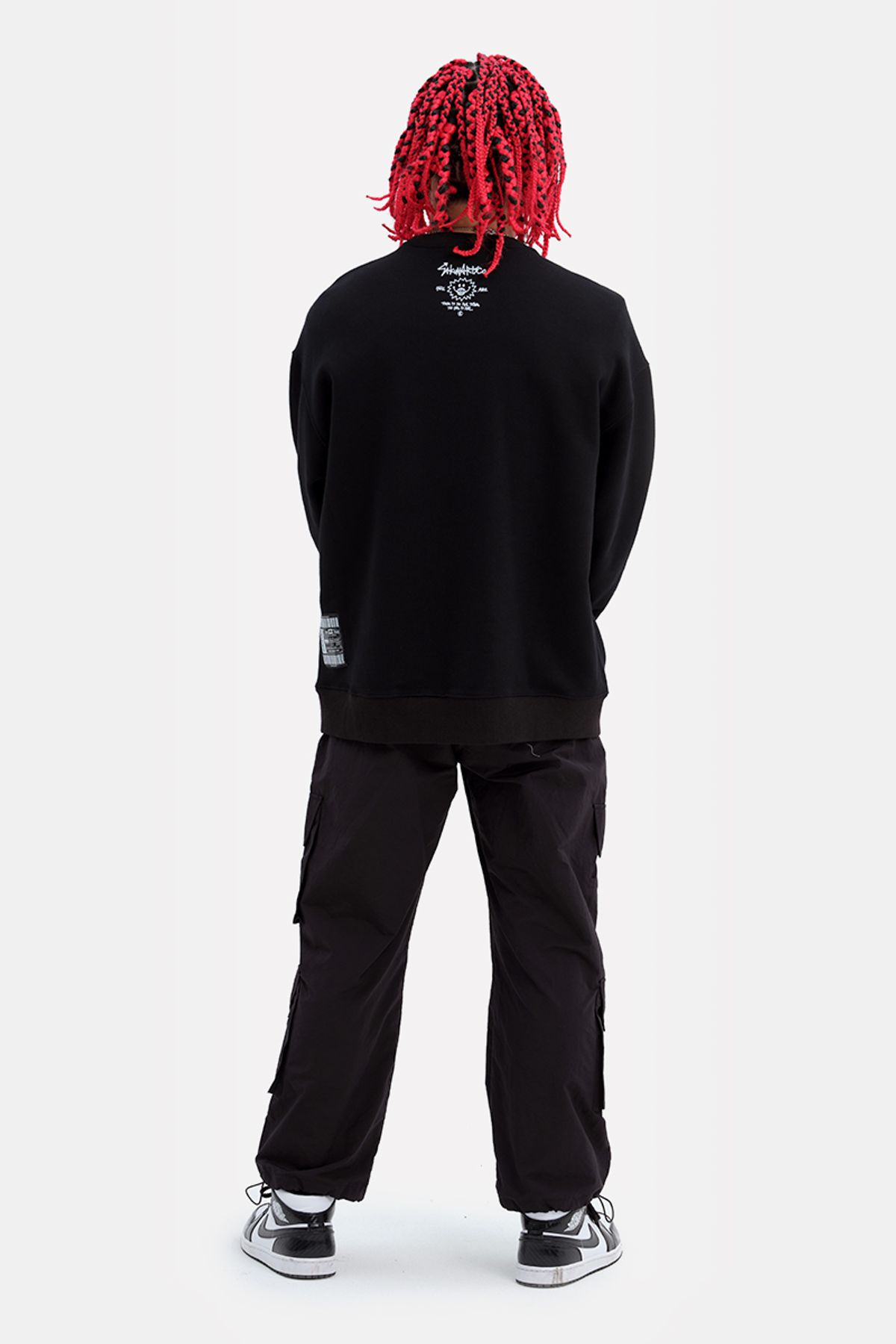 사쿤(SAKUN) 남녀공용 맨투맨(블랙) $MILE OG MTM T-SHIRT BLACK