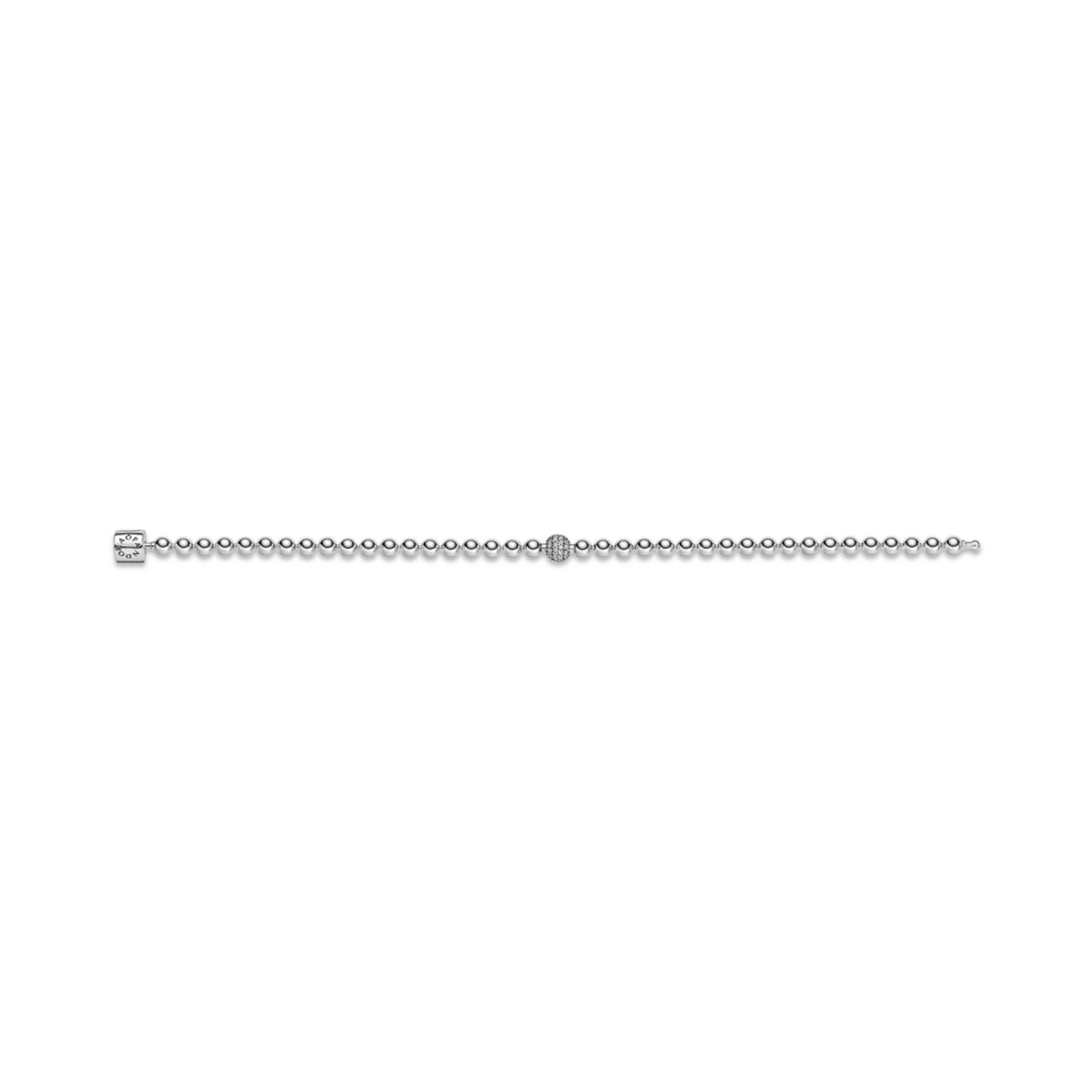 판도라(PANDORA) 비즈 & 파베 브레이슬릿_598342CZ