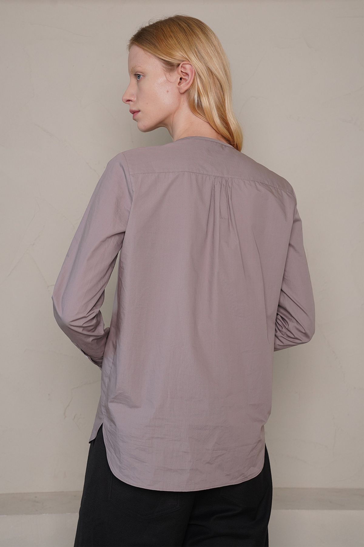 레터스(LETTUCE) Jully button shirts (grey)
