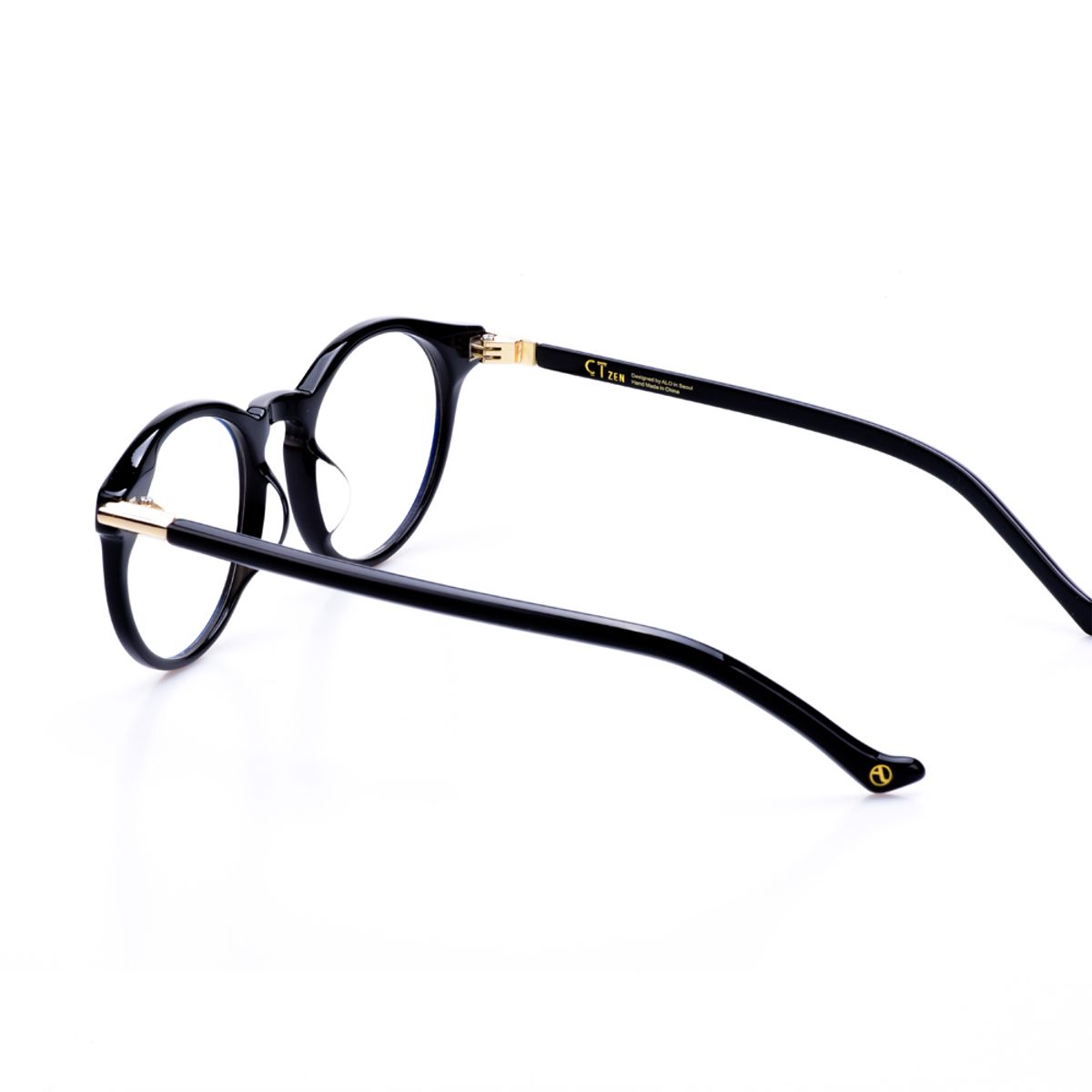 알로아이웨어(ALO EYEWEAR) [ALO:CTZEN] CI7601A C1 러셀 모던 블랙 라운드 안경