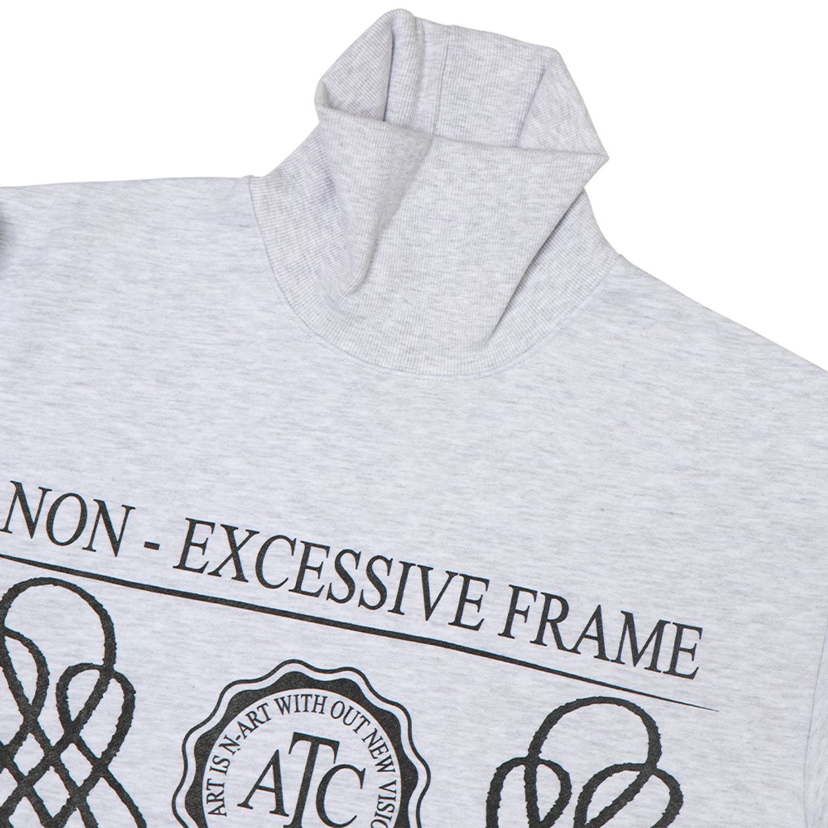 아르스 콘택트(ARSCONTACT) AC NECK SWEAT SHIRTS.GRAY