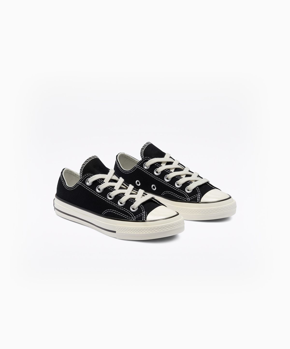 컨버스(CONVERSE) 척 70 빈티지 캔버스 키즈 블랙 368986C