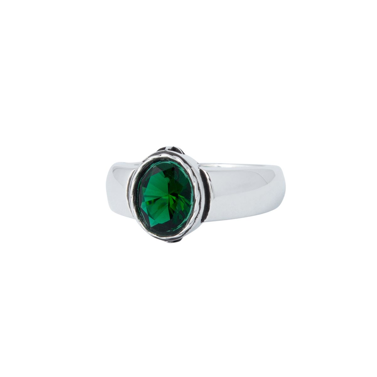 스팅925(STING925) HighLIfe Oval Emerald Ring