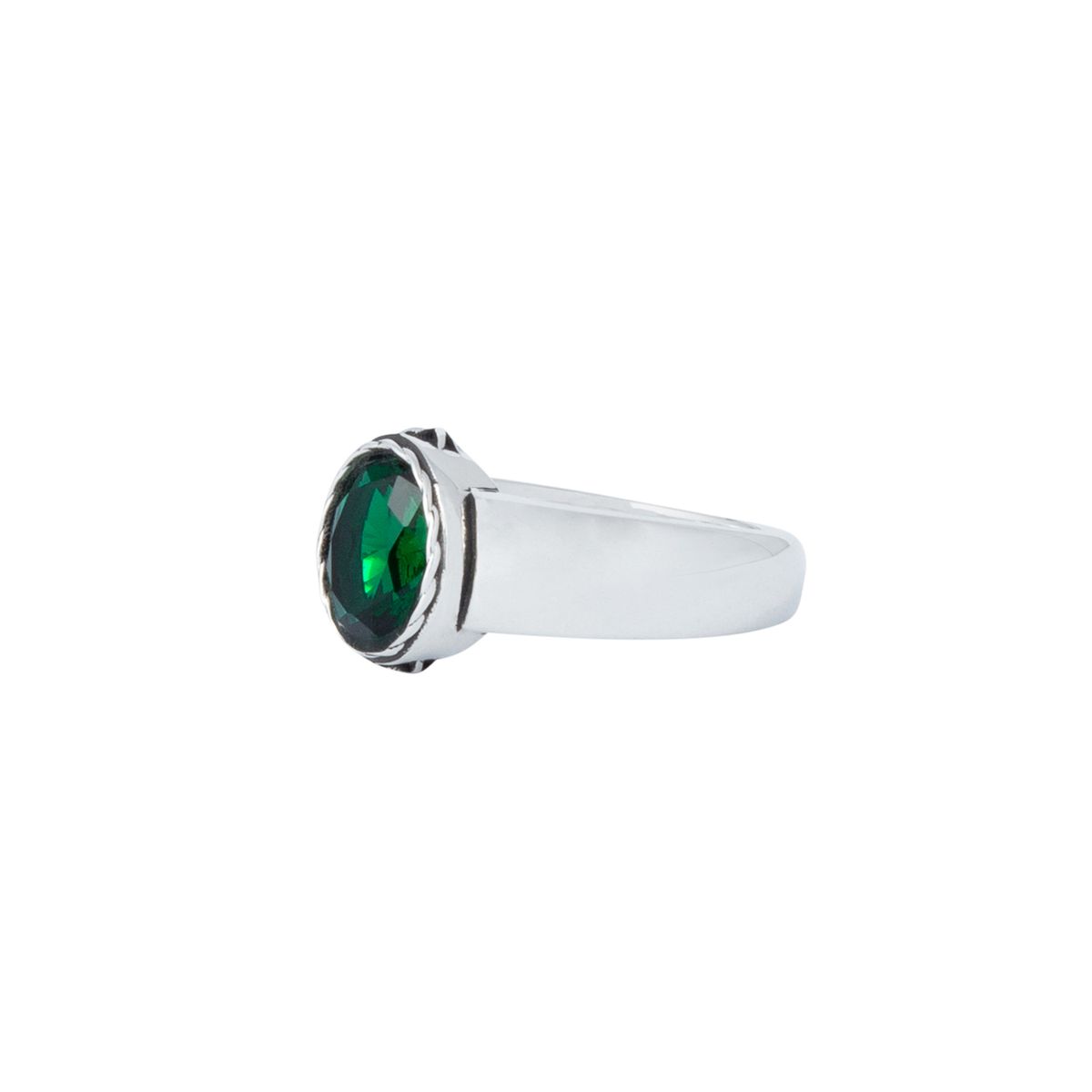 스팅925(STING925) HighLIfe Oval Emerald Ring