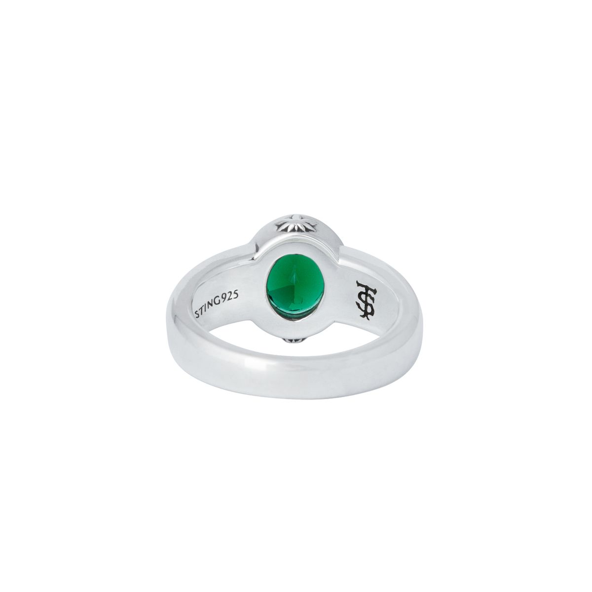 스팅925(STING925) HighLIfe Oval Emerald Ring