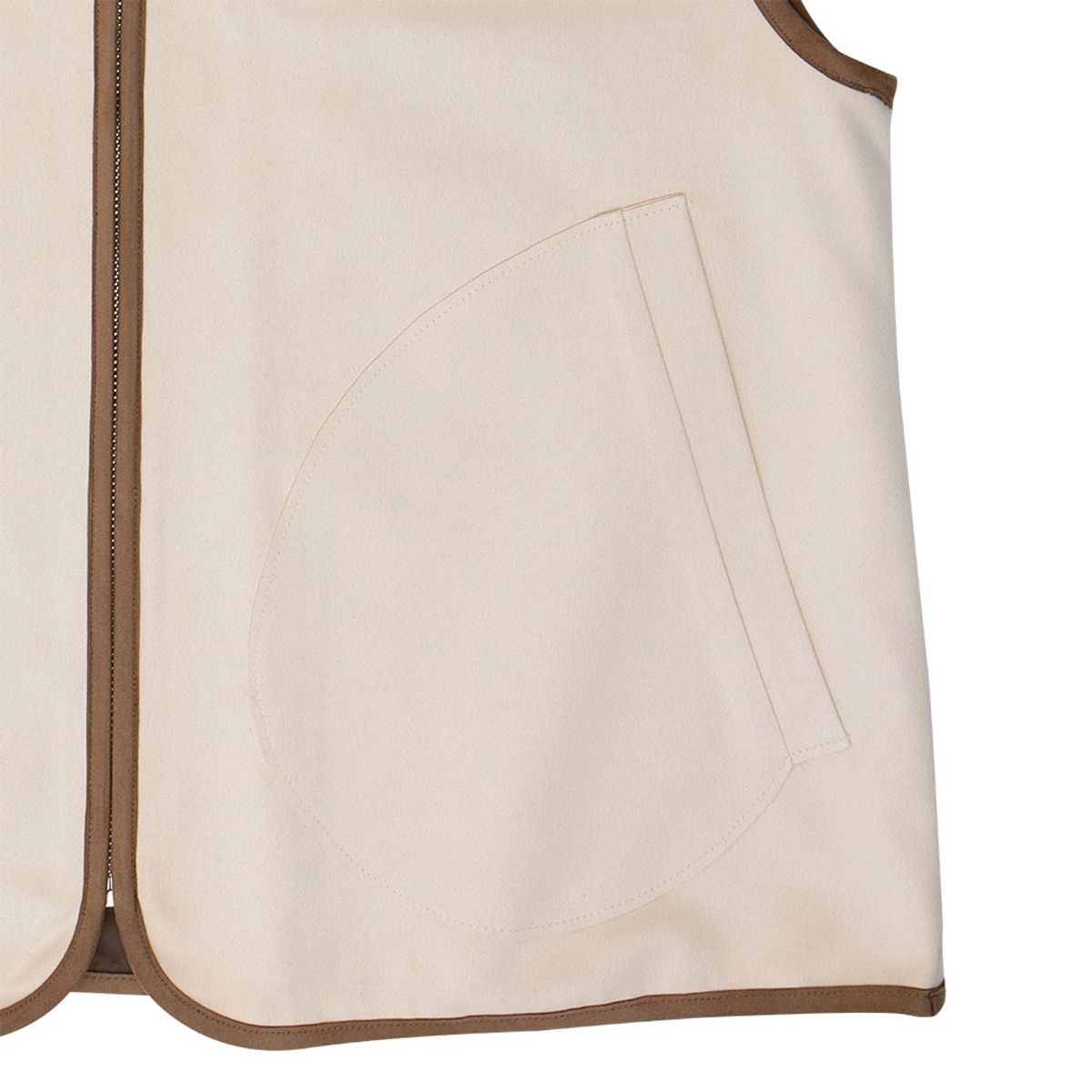 아르스 콘택트(ARSCONTACT) AC SUEDE VEST IVORY