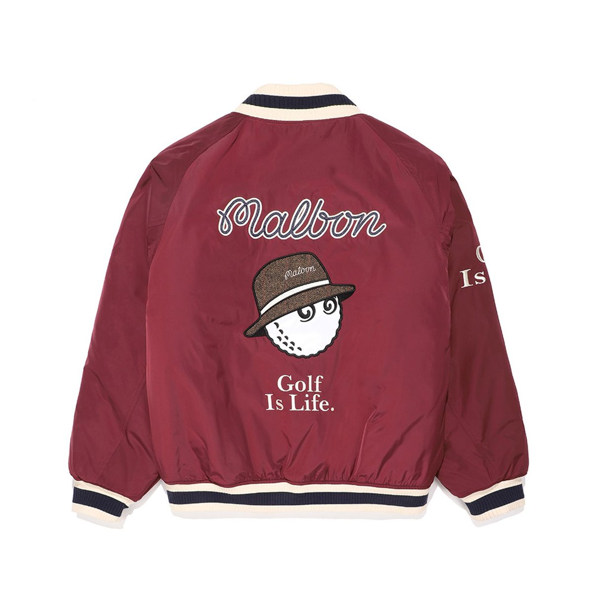 말본 골프(MALBON GOLF) 버킷 패딩 스테디움 자켓 WINE (MAN)