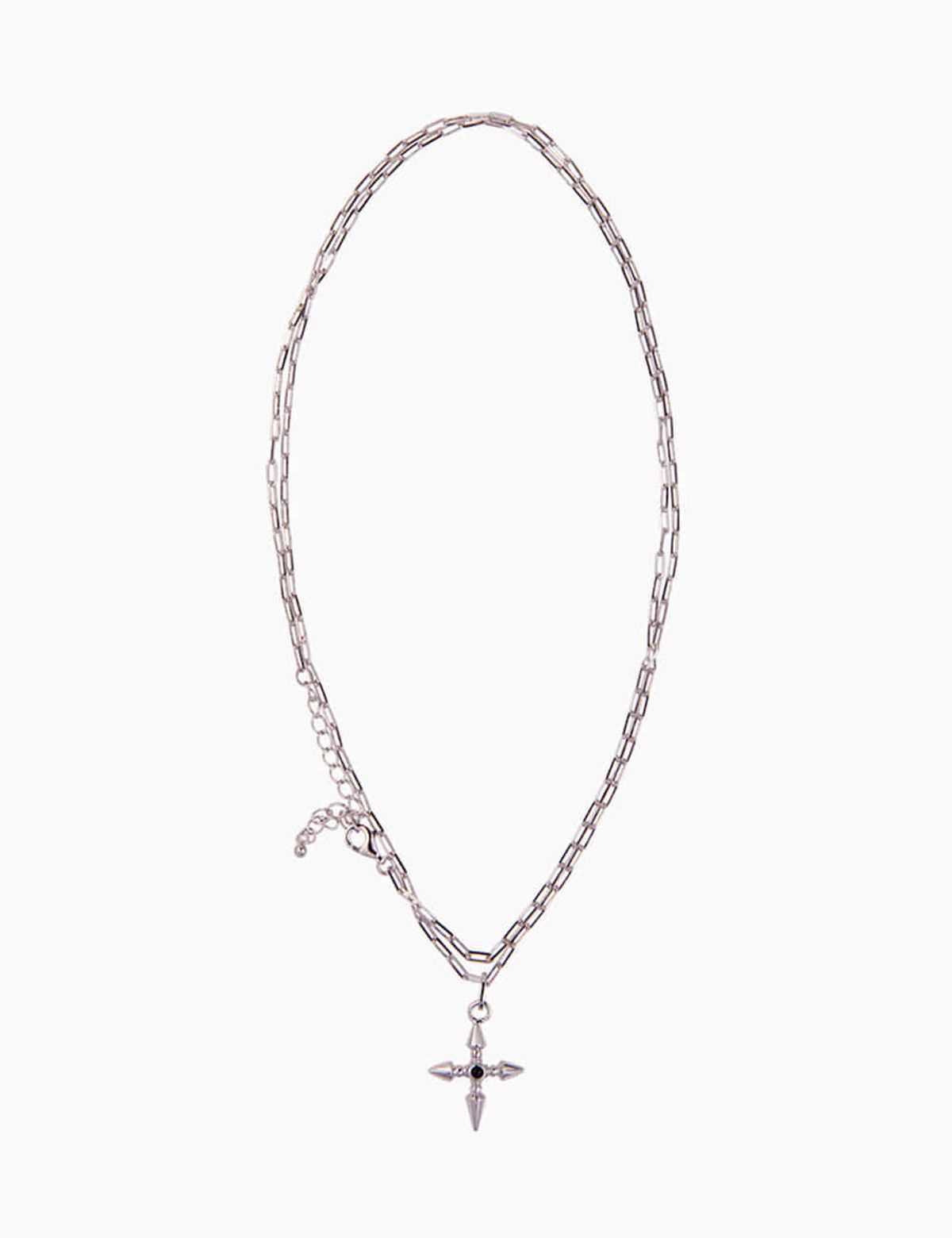 일레란느(ILLE LAN) P.D.L CROSS NECKLACE 피디엘 크로스 네크리스