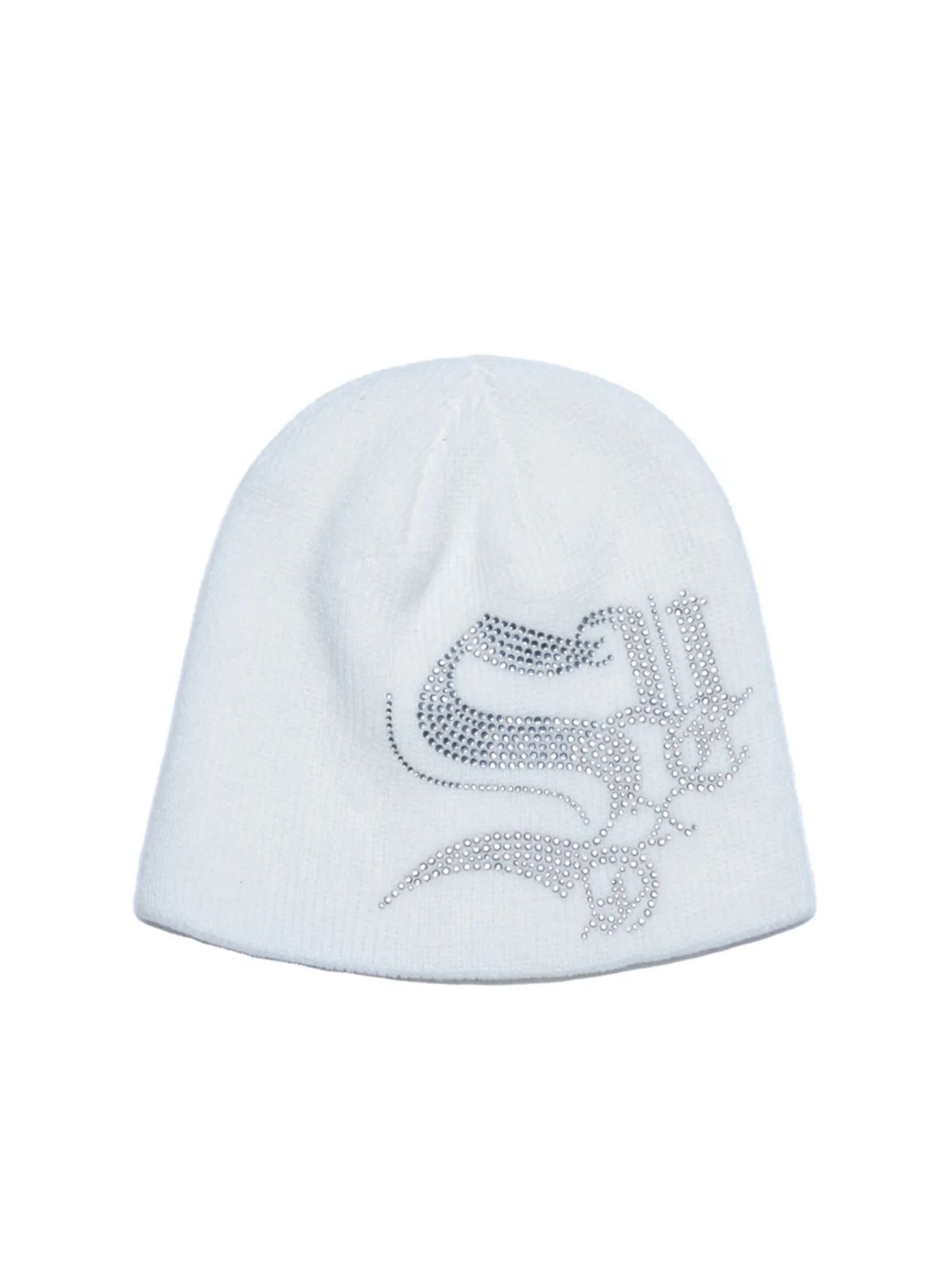 셋업이엑스이(SETUP-EXE) Crystal cubic logo Beanie [Ivory]