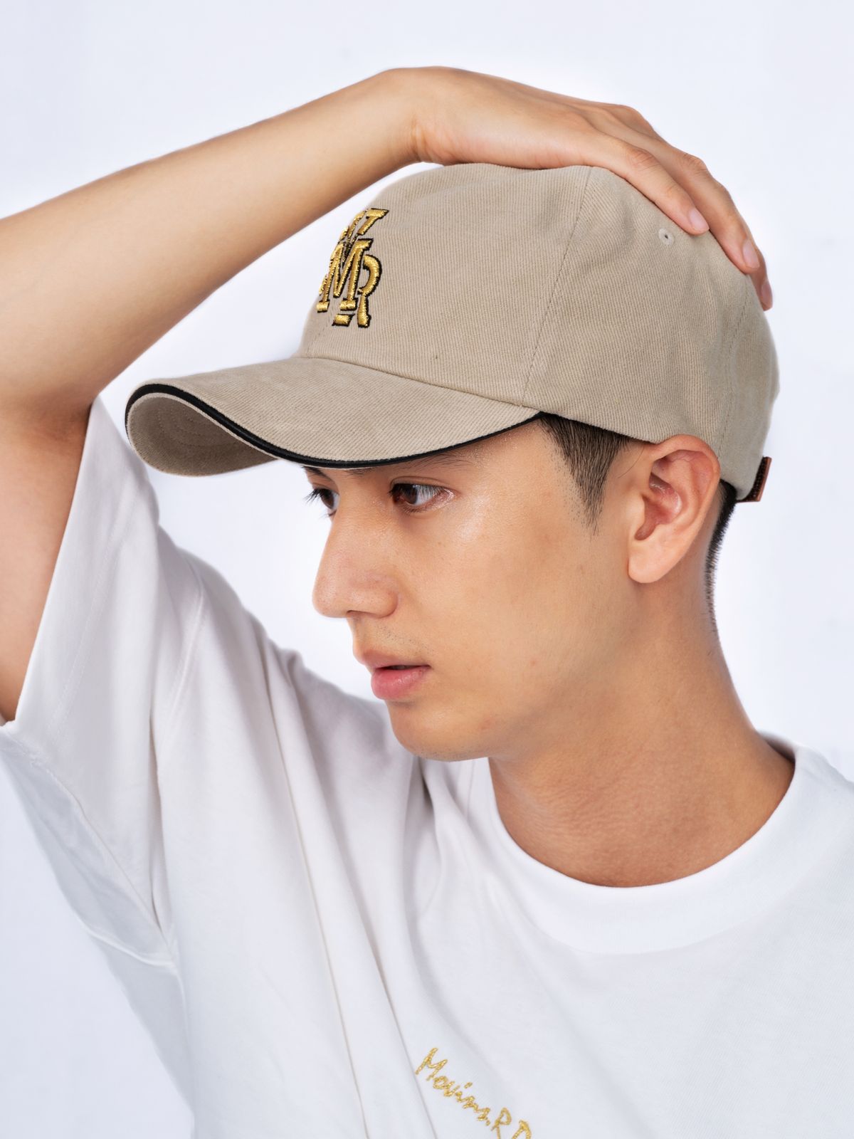 모빈스알(MOVINS.R) AMICUS PEACHED LUX CAP BAIGE