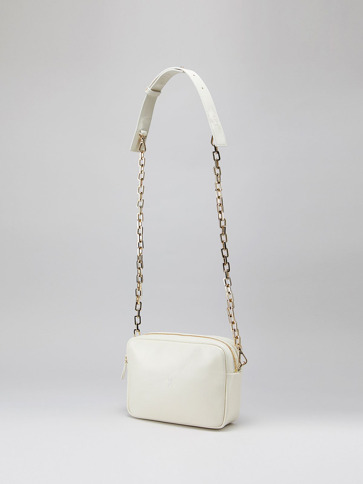 조셉앤스테이시(JOSEPH&STACEY) OZ Mini Square Bag With Chain Gardenia