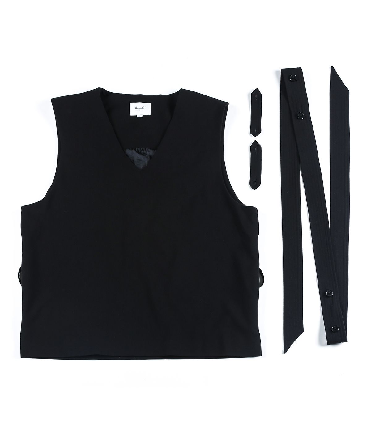 이레귤러(IRREGULAR) RESEARCHER VEST_α (BLACK)
