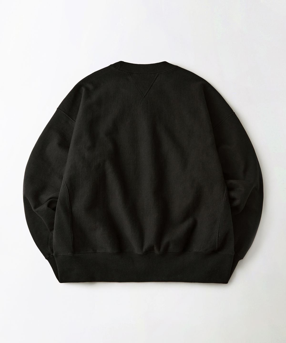 아웃스탠딩(OUTSTANDING) REVERSE HEAVY SWEAT_BLACK