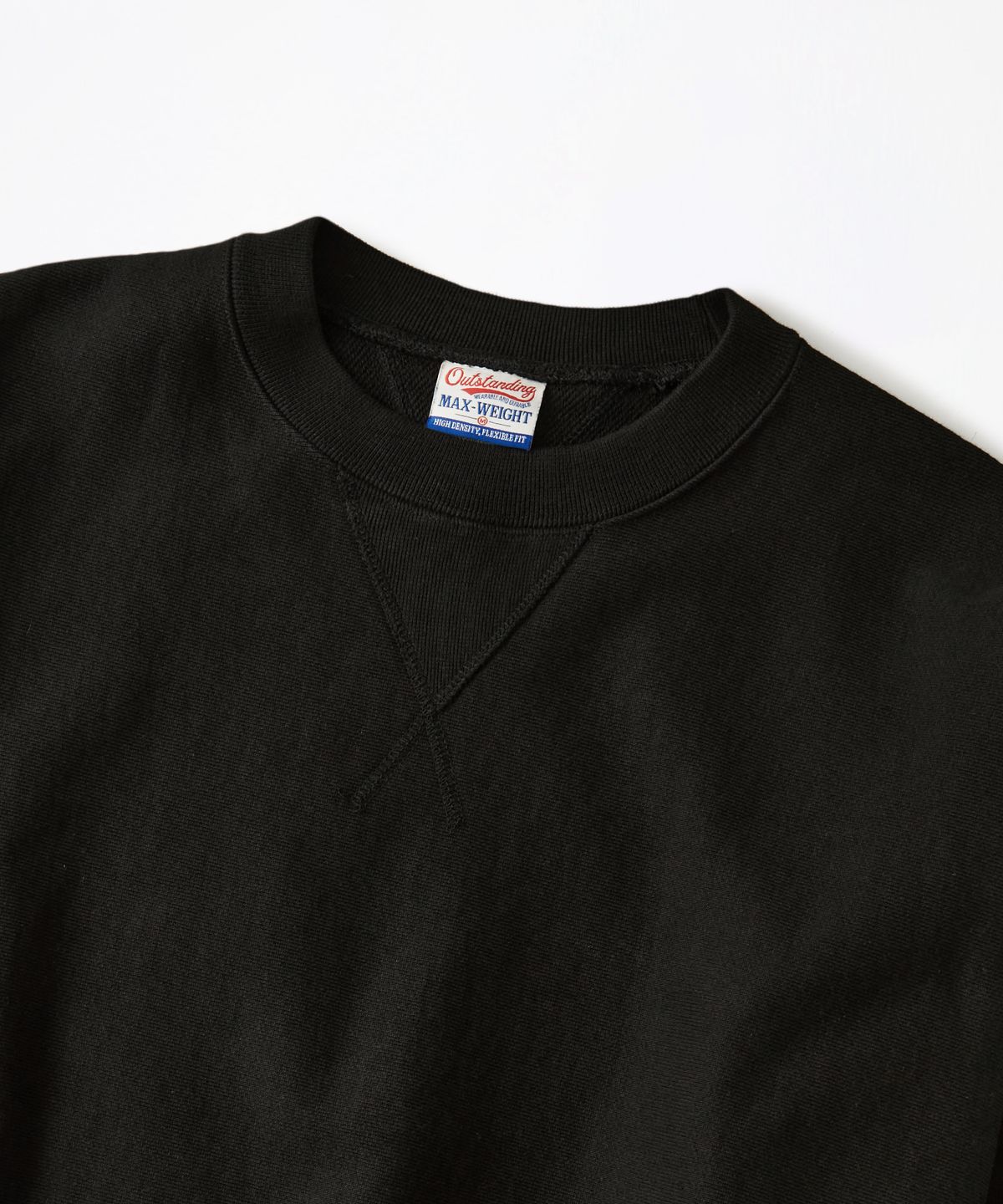아웃스탠딩(OUTSTANDING) REVERSE HEAVY SWEAT_BLACK