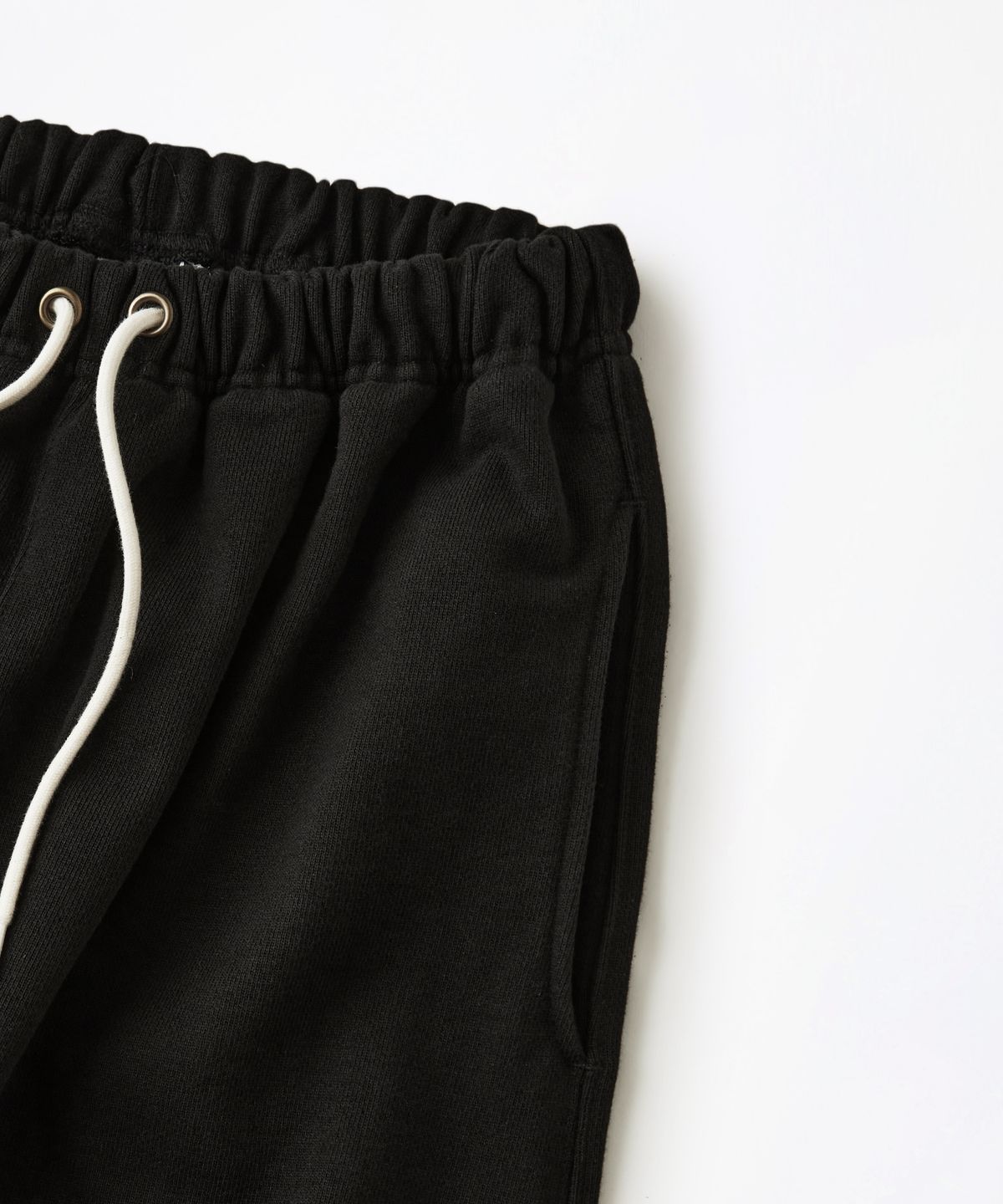 아웃스탠딩(OUTSTANDING) REVERSE HEAVY SWEAT PANTS_BLACK