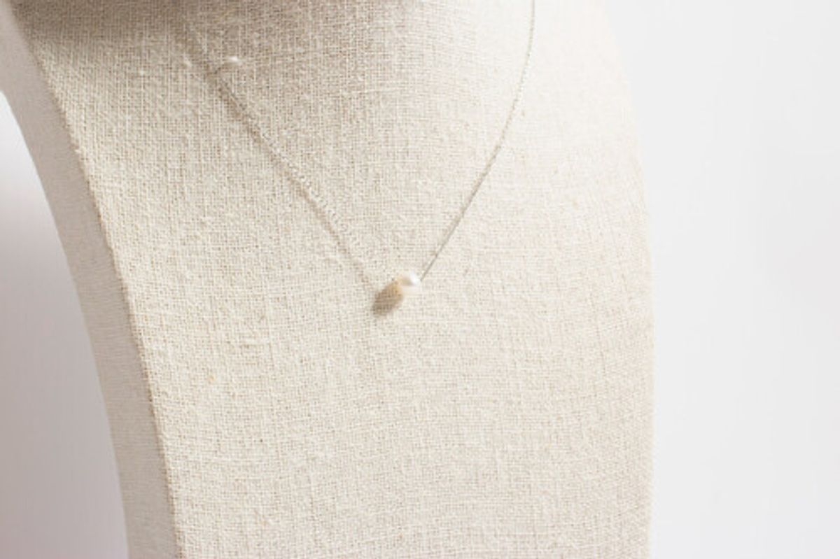모드곤(MODGONE) 6mm 담수 진주 심플 목걸이 Fresh Water Pearl simple necklace