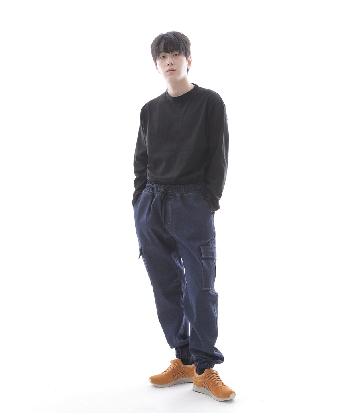 세인트크루(SAINTCREW) 레트로라인 카고조거 데님팬츠 RL-311CJ 진청