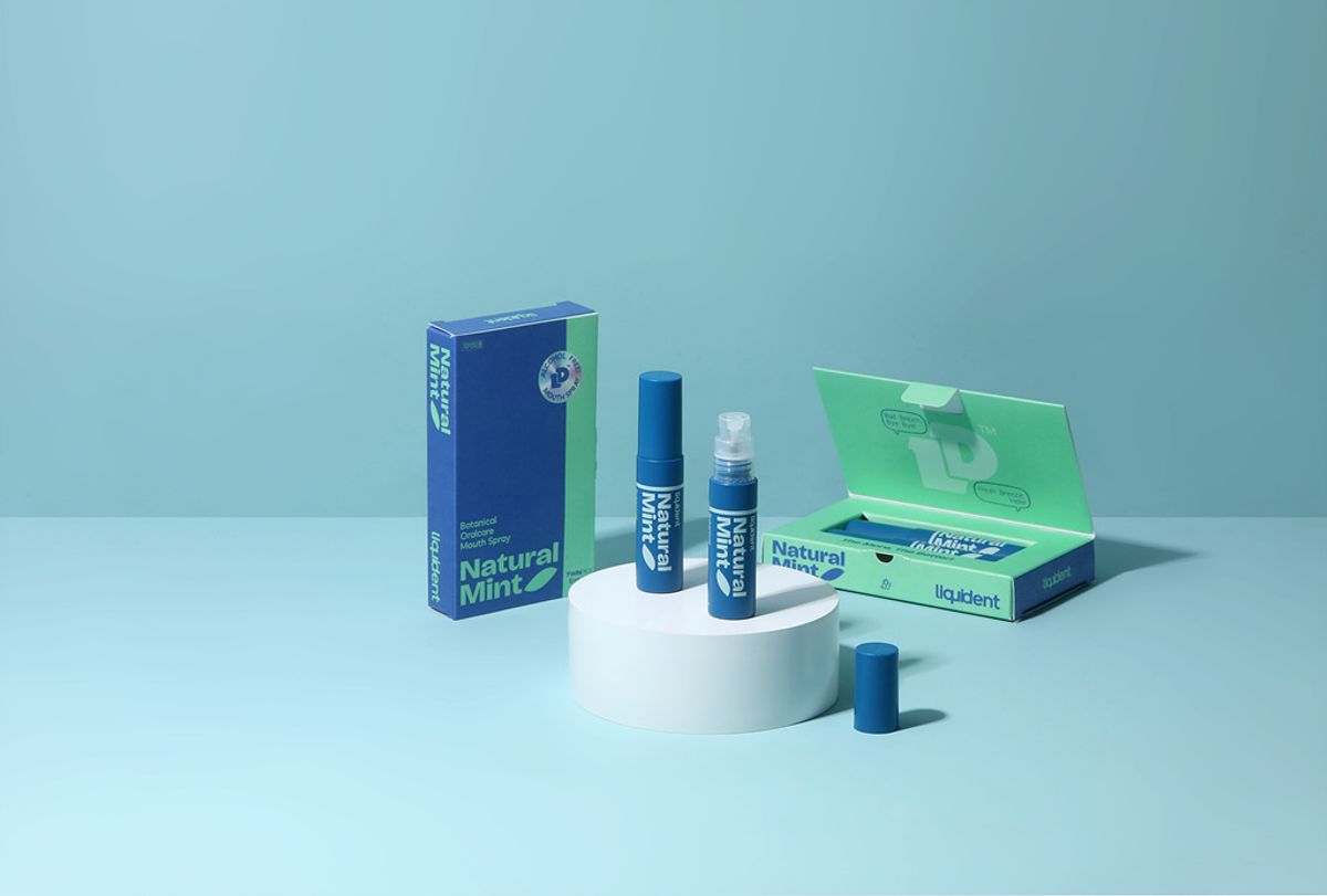 리퀴덴트(LIQUIDENT) 입냄새제거 무알콜 구강스프레이 네츄럴민트 4개팩