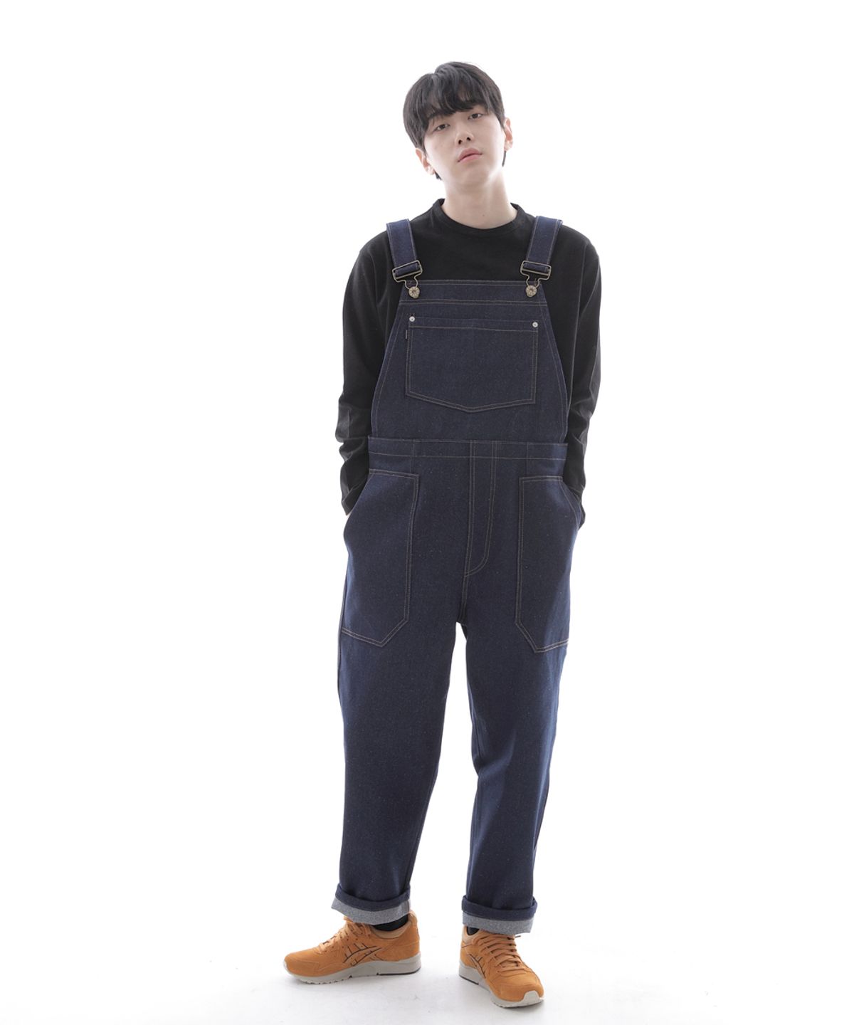 세인트크루(SAINTCREW) 워커앤빌더 퍼티그 데님오버롤 WNB-605 인디고 BRS