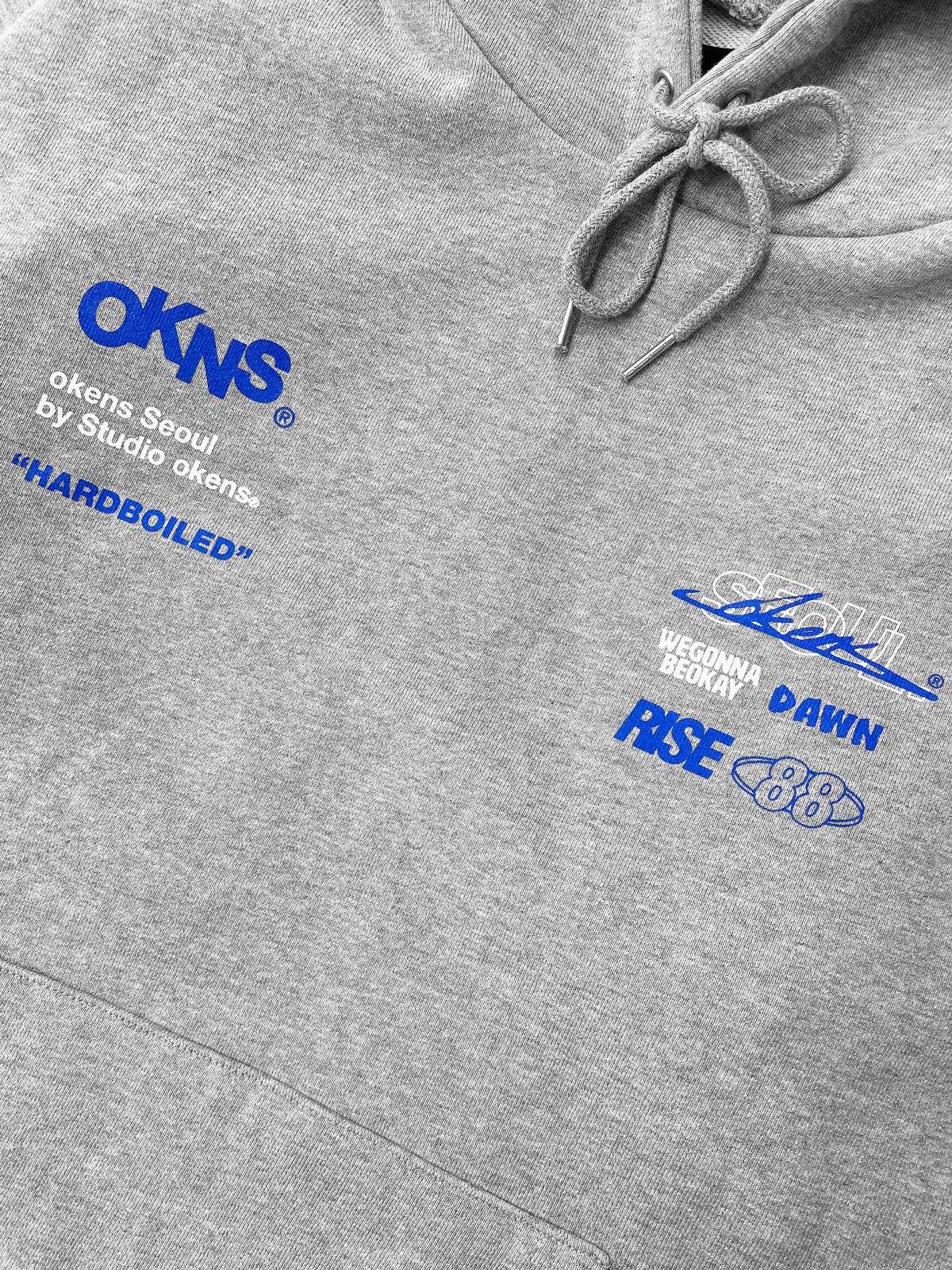 오켄스 서울(OKENS SEOUL) [Season 00 Drop no.03] 라이즈 후디 그레이(2021)