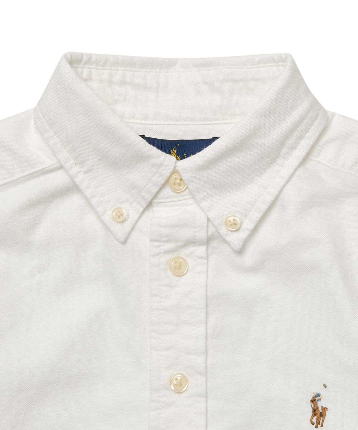폴로 랄프 로렌 칠드런(POLO RALPH LAUREN CHILDREN) 남아 8-18세 코튼 옥스포드 셔츠 - 화이트