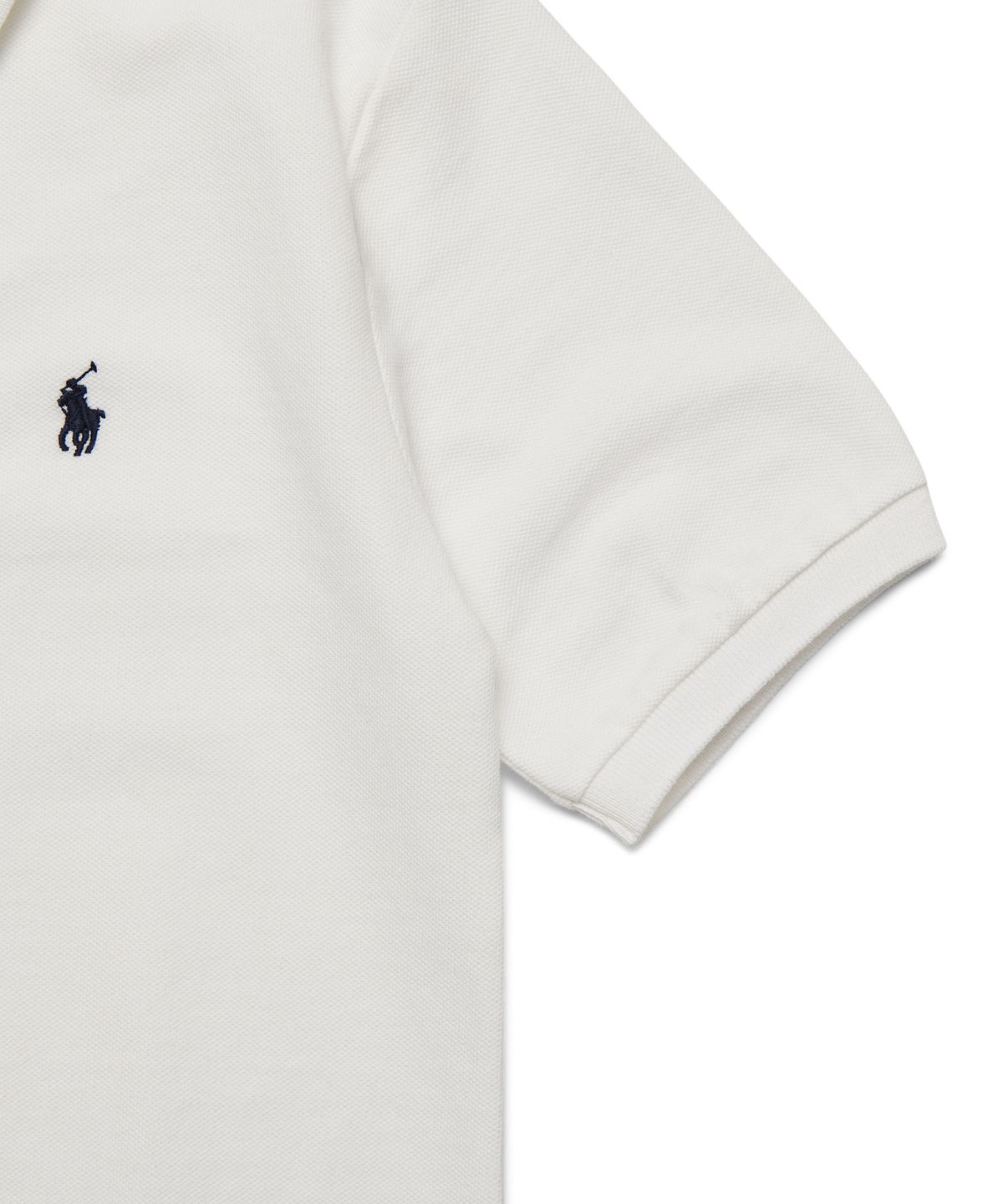 폴로 랄프 로렌 칠드런(POLO RALPH LAUREN CHILDREN) 남아 8-18세 코튼 메시 폴로 셔츠 - 화이트