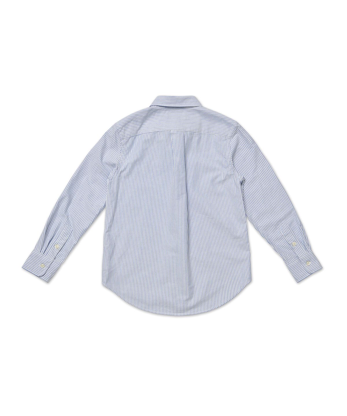 폴로 랄프 로렌 칠드런(POLO RALPH LAUREN CHILDREN) 남아 8-18세 스트라이프 코튼 옥스포드 셔츠 - 블루