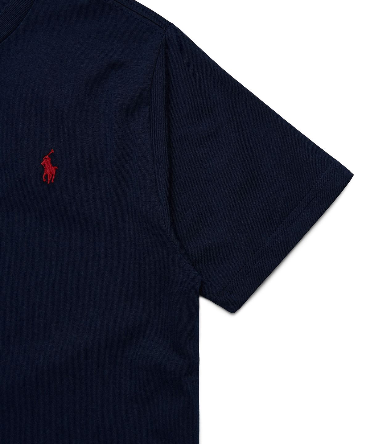 폴로 랄프 로렌 칠드런(POLO RALPH LAUREN CHILDREN) 남아 8-18세 숏 슬리브 크루넥 티셔츠 - 네이비