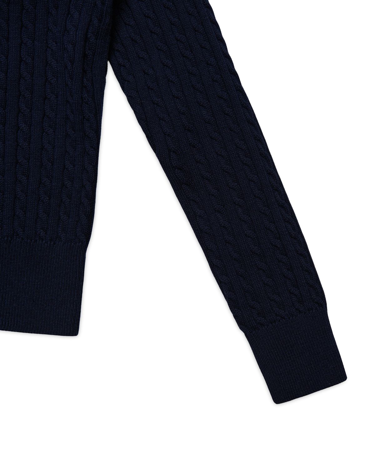 폴로 랄프 로렌 칠드런(POLO RALPH LAUREN CHILDREN) 여아 7-16세 미니케이블 코튼 카디건 - 네이비