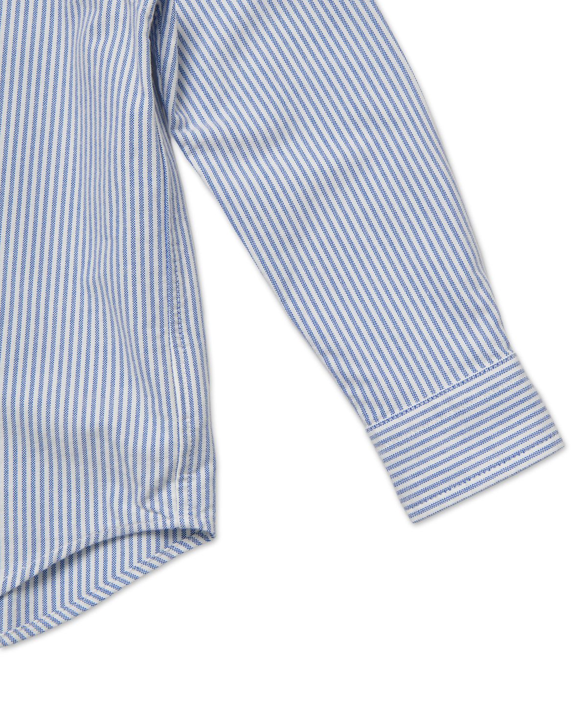 폴로 랄프 로렌 칠드런(POLO RALPH LAUREN CHILDREN) 남아 4세~7세 스트라이프 코튼 옥스포드 셔츠 - 블루