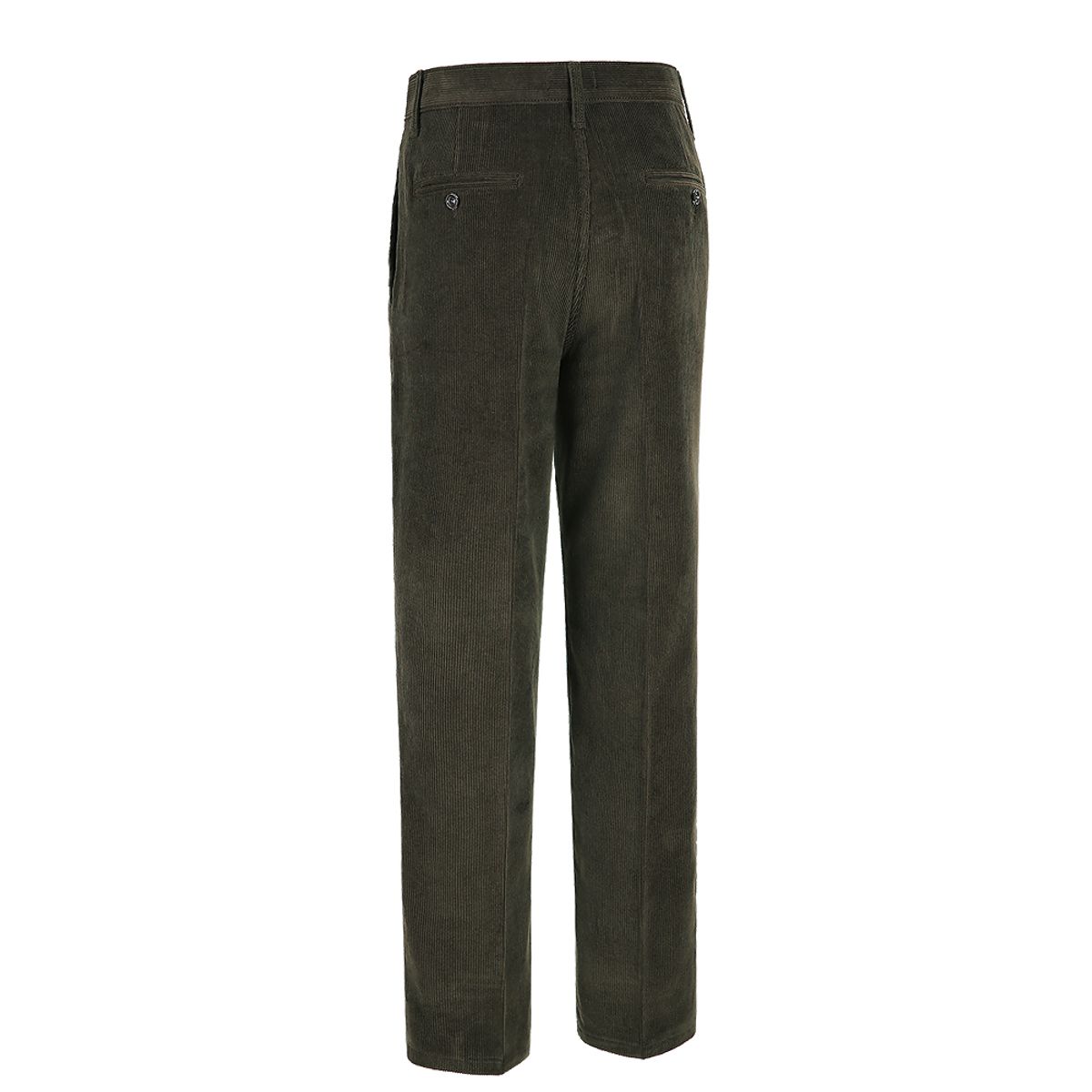 솔티(SORTIE) Two Pleats Corduroy Trousers (Khaki)