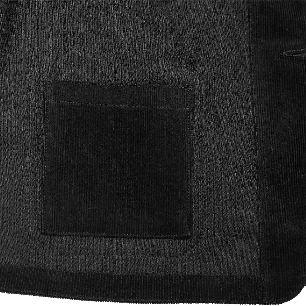 솔티(SORTIE) Corduroy French Work Jacket (Black)