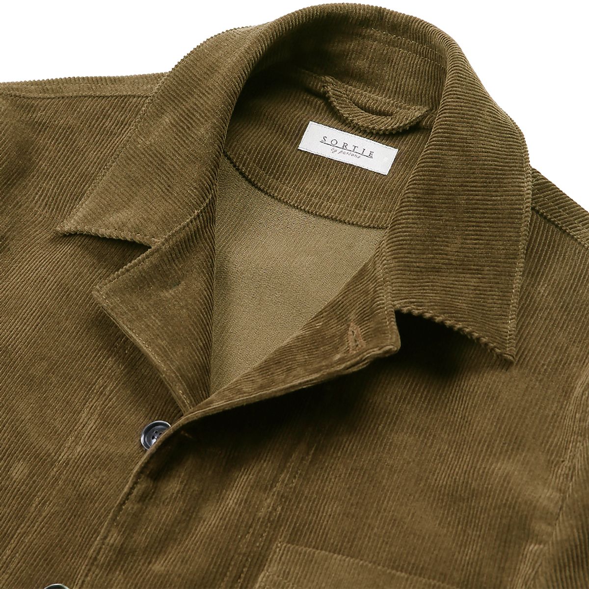 솔티(SORTIE) Corduroy French Work Jacket (Mocha Brown)