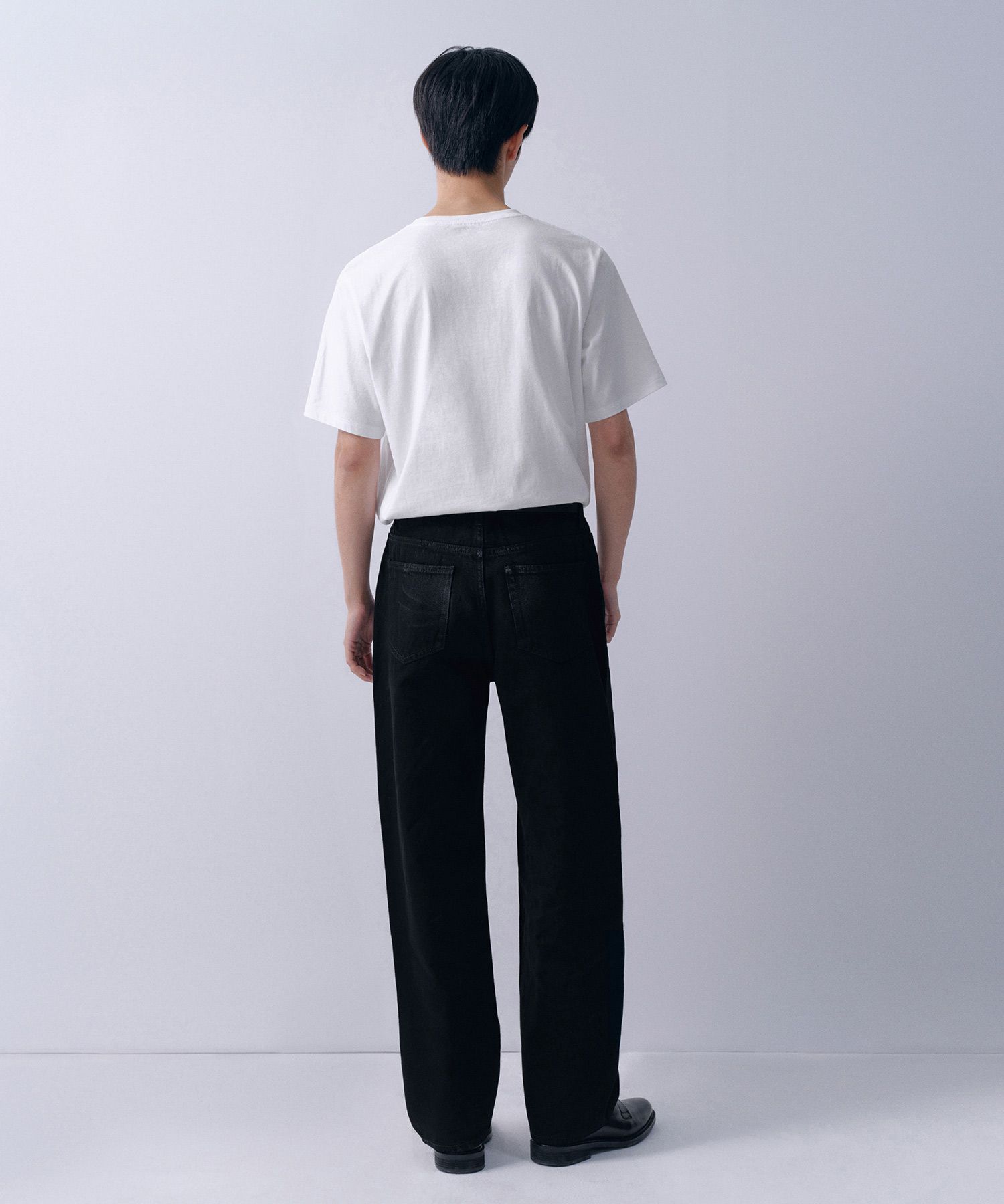 MUSINSA | MUSINSA STANDARD REGULAR FIT DENIM PANTS [BLACK]