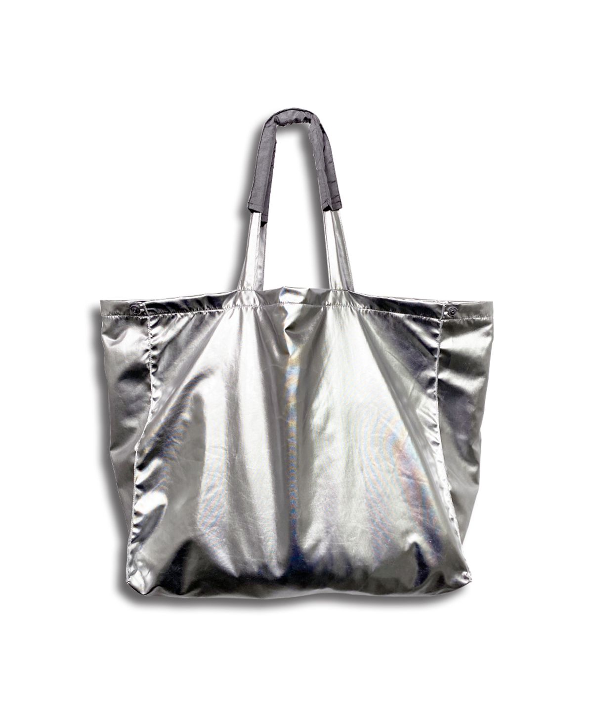 이레귤러(IRREGULAR) MEGAMETAL TOTE BAG (SILVER)