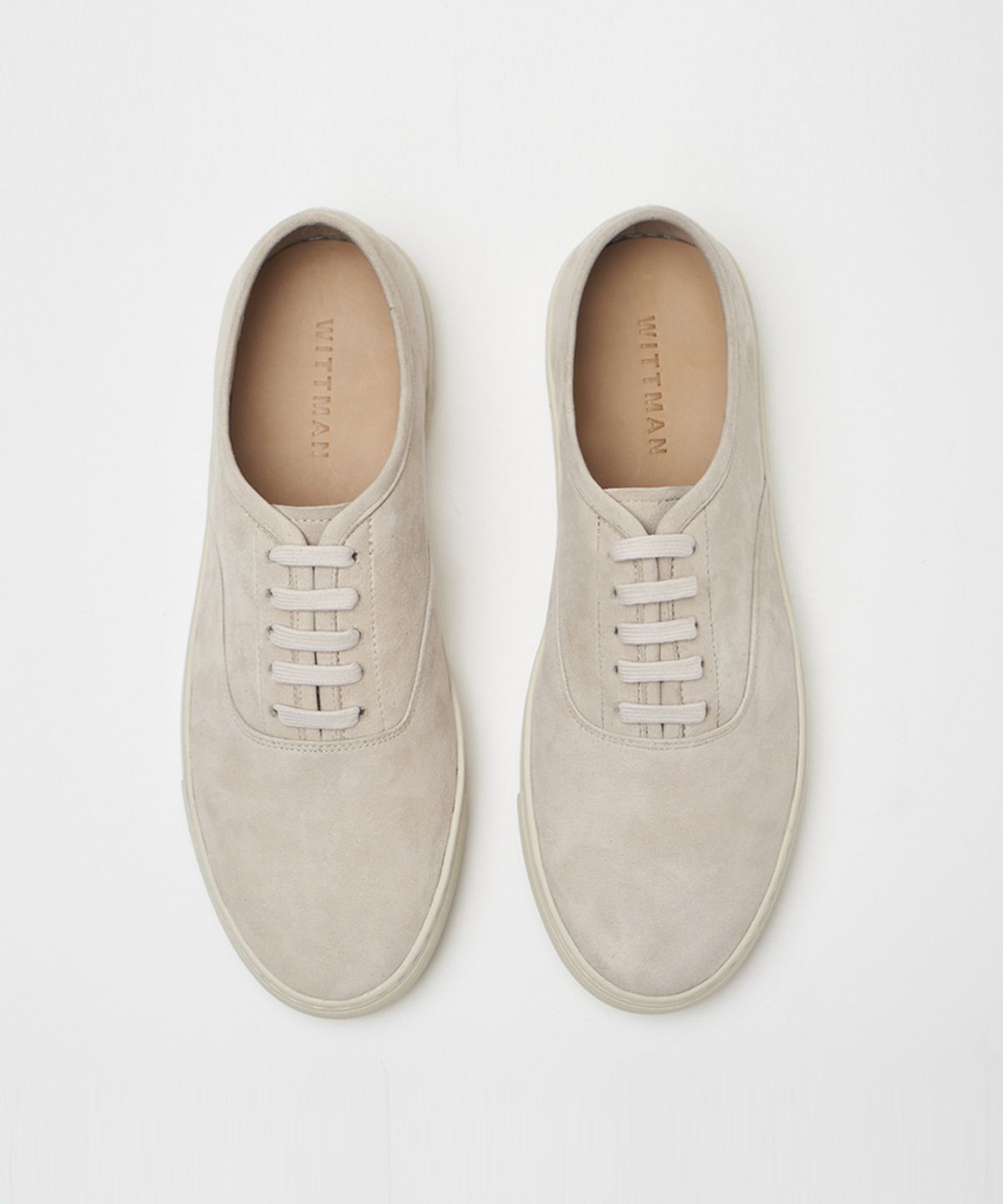 위트맨(WITTMAN) laced sneaker light oat