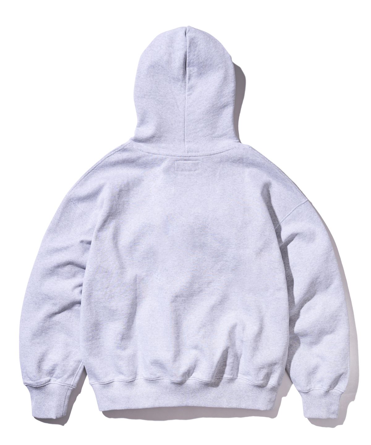 에이카화이트(AECA) BIG LOGO PULLOVER HOODIE-LIGHT GREY/NAVY