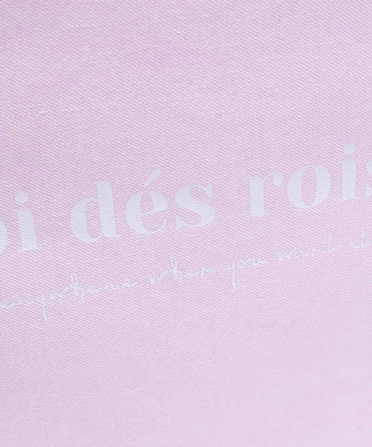 로아드로아(ROIDESROIS) 스퀘어 바이오 코튼 숄더 에코백 (핑크)