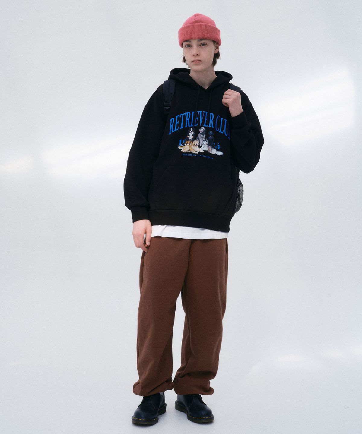 리트리버클럽(RETRIEVER CLUB) RETRIEVER FRIENDS HOODIE [BLACK]