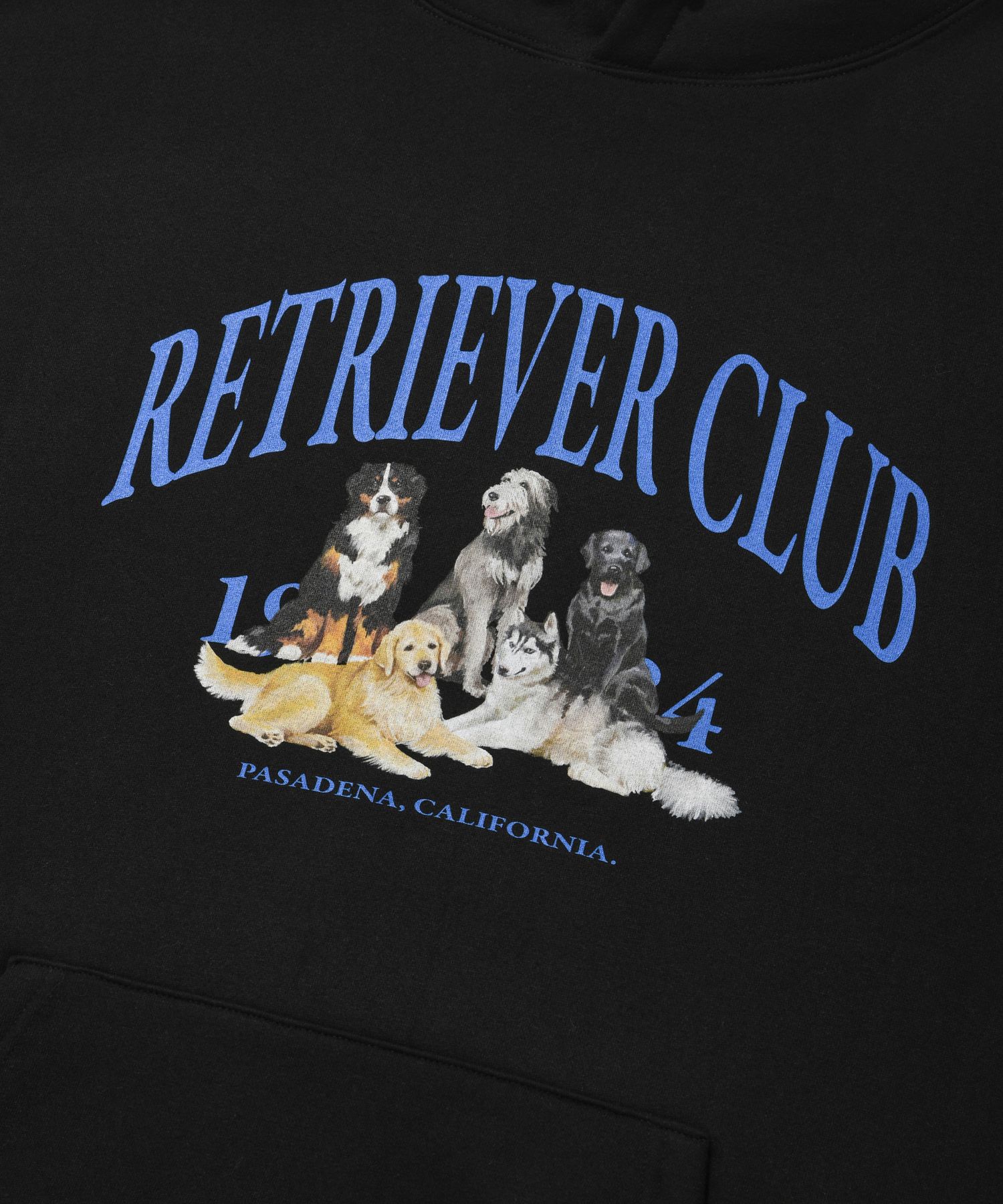 [RETRIEVER CLUB]UNISEX●RUNNING RETRIEVER HOODIE MUSINSA | RETRIEVER CLUB RETRIEVER FRIENDS HOODIE [BLACK]