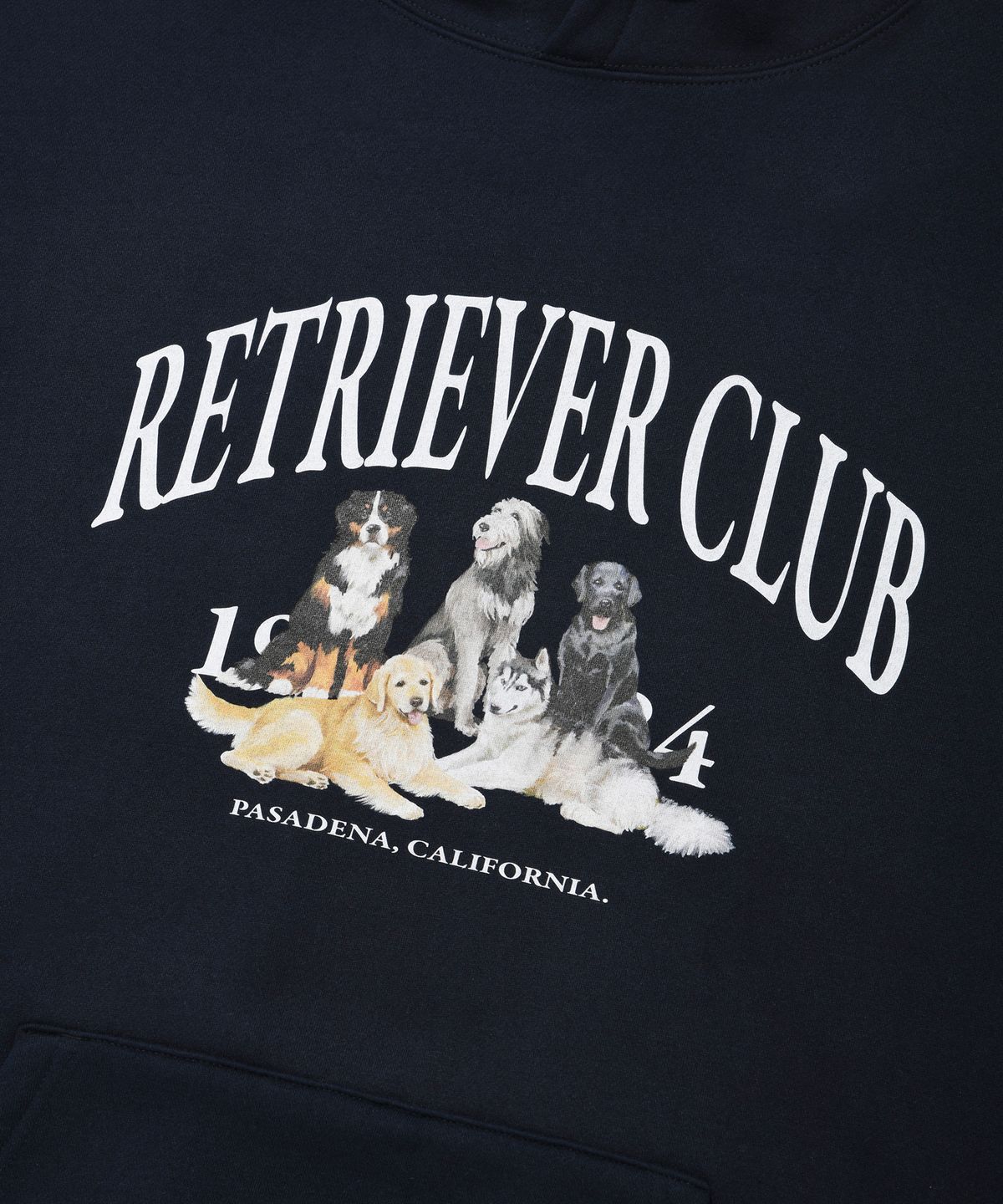 리트리버클럽(RETRIEVER CLUB) RETRIEVER FRIENDS HOODIE [NAVY]