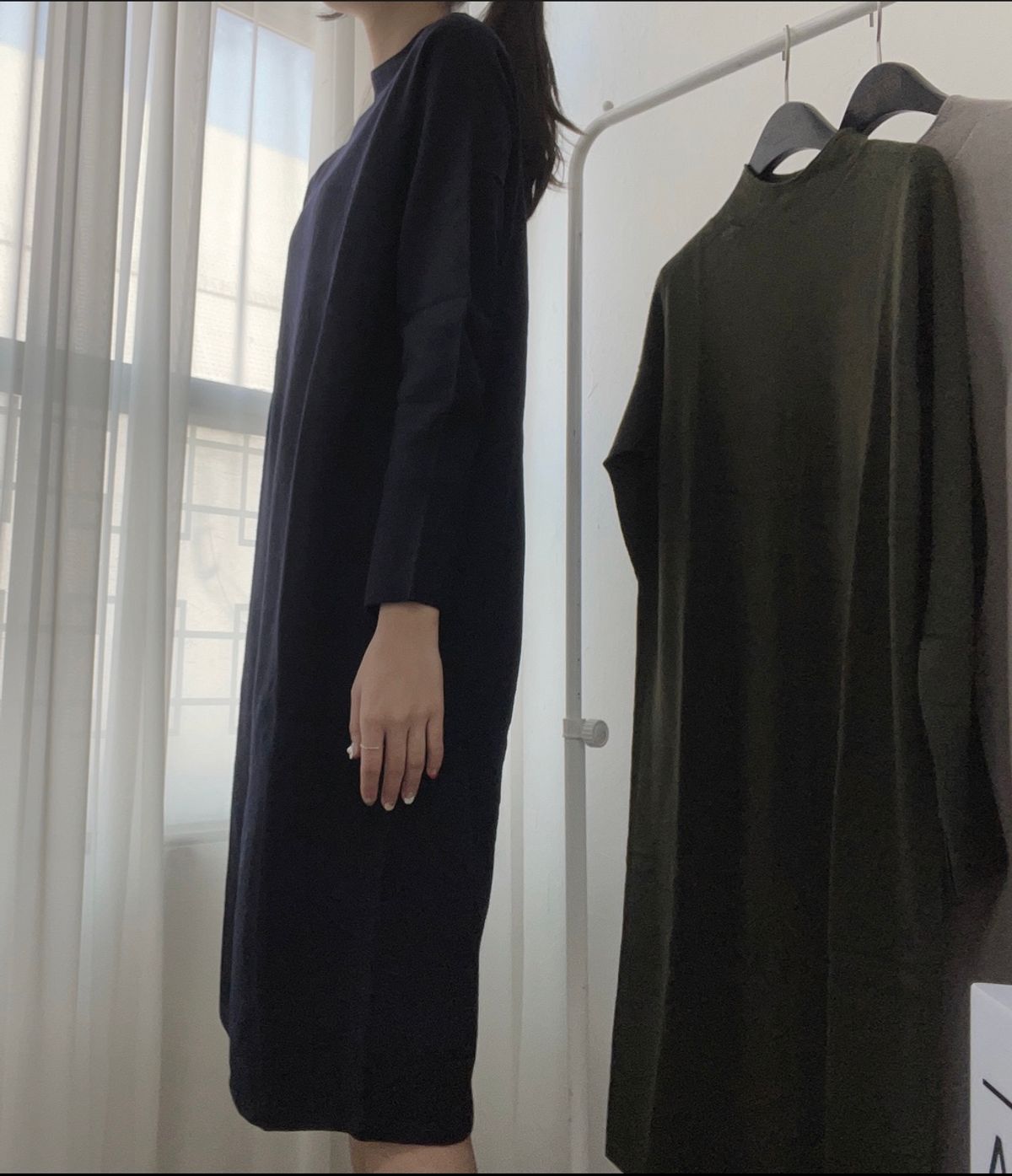 올강 디자인 스튜디오(ALL KANG DESIGN STUDIO) 홀가먼트 블루종  롱 원피스