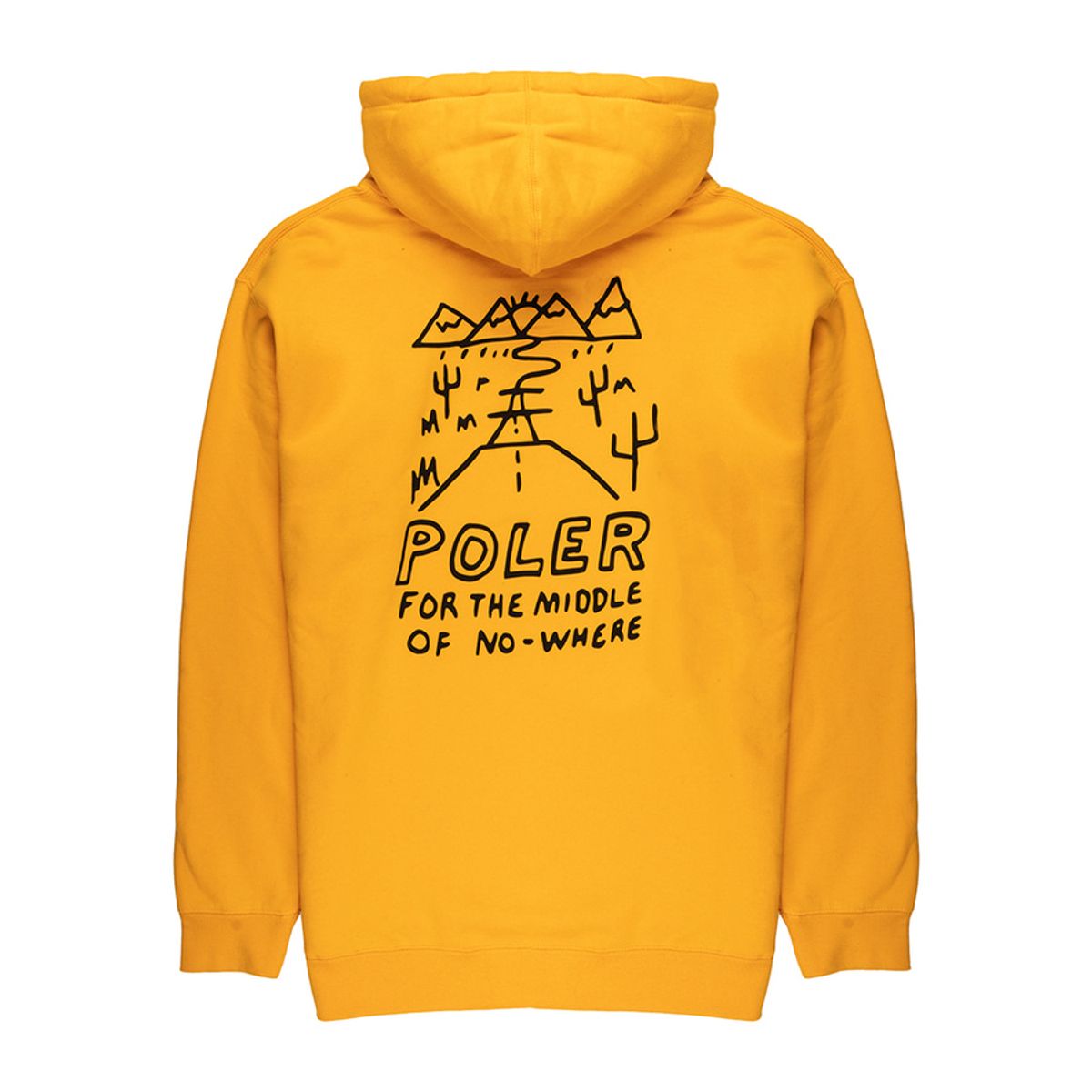 폴러스터프(POLERSTUFF) NOWHERE HOODIE GOLD