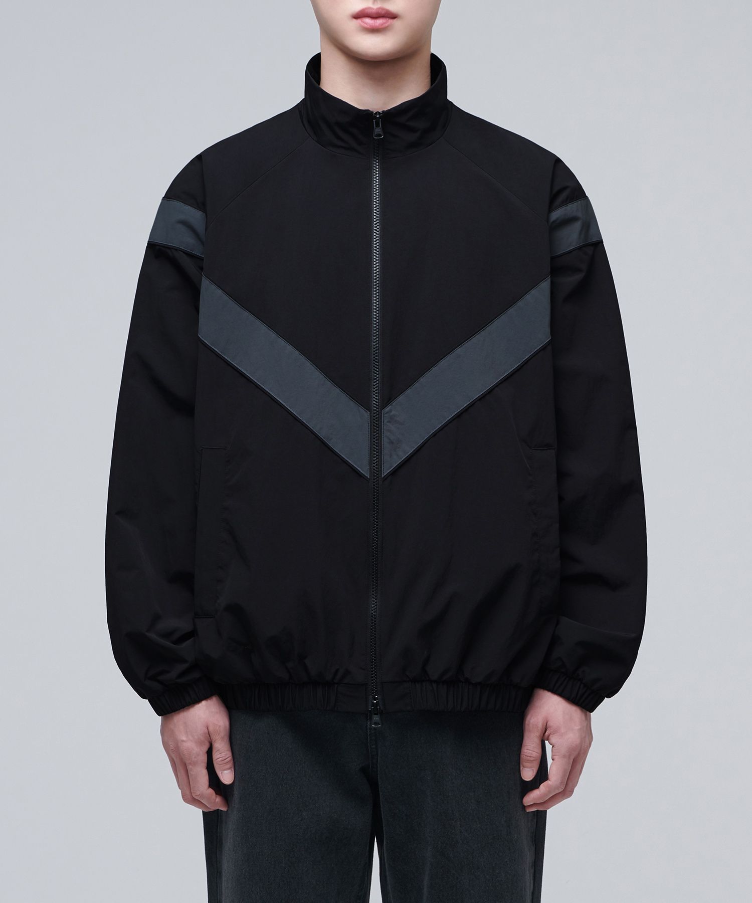 MUSINSA | MUSINSA STANDARD ARMY IPFU TRACK JACKET_BLACK