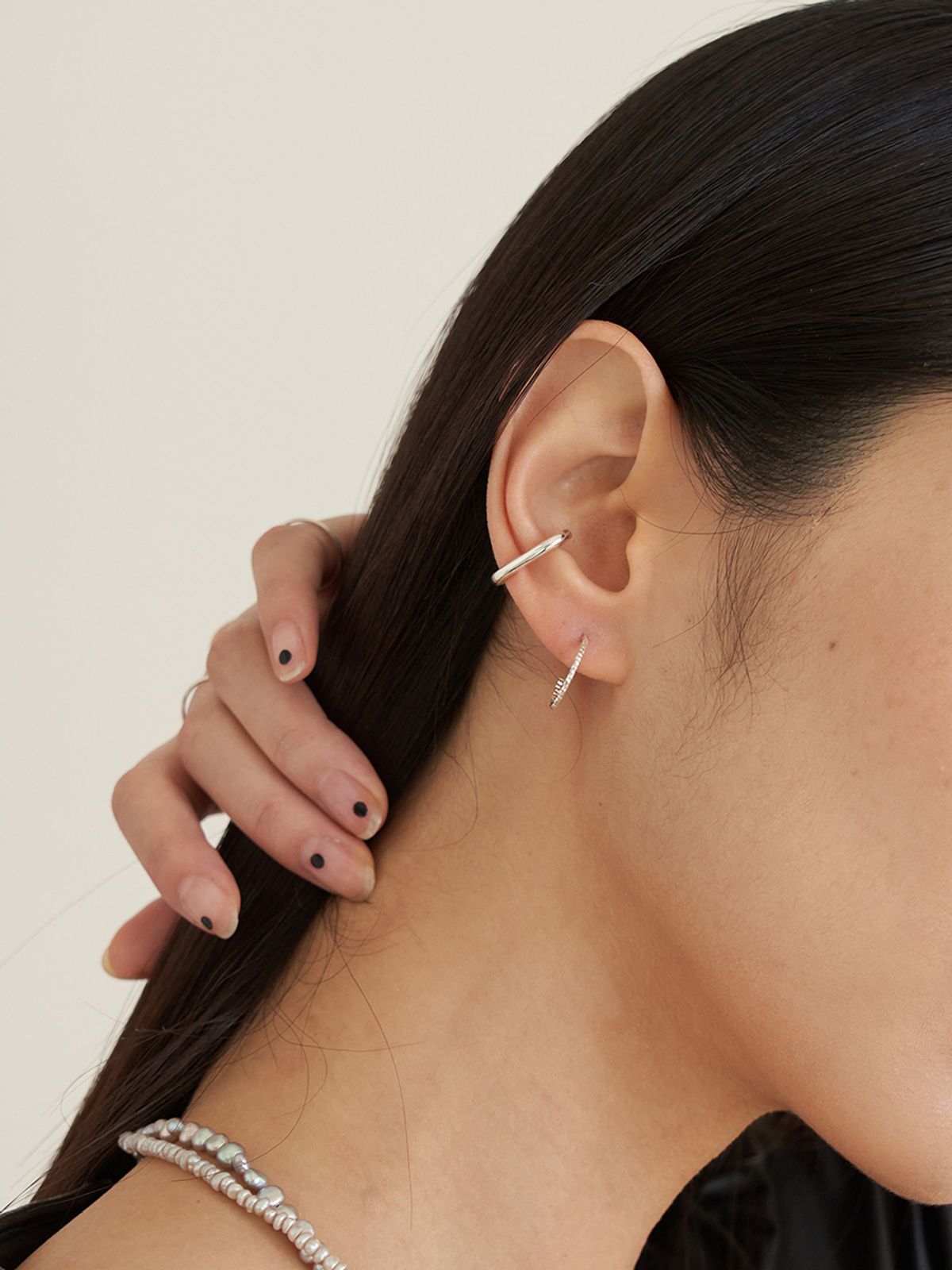 스틸 인스턴트(STILL INSTANT) Snow Glow - Earring 08 - Earcuff