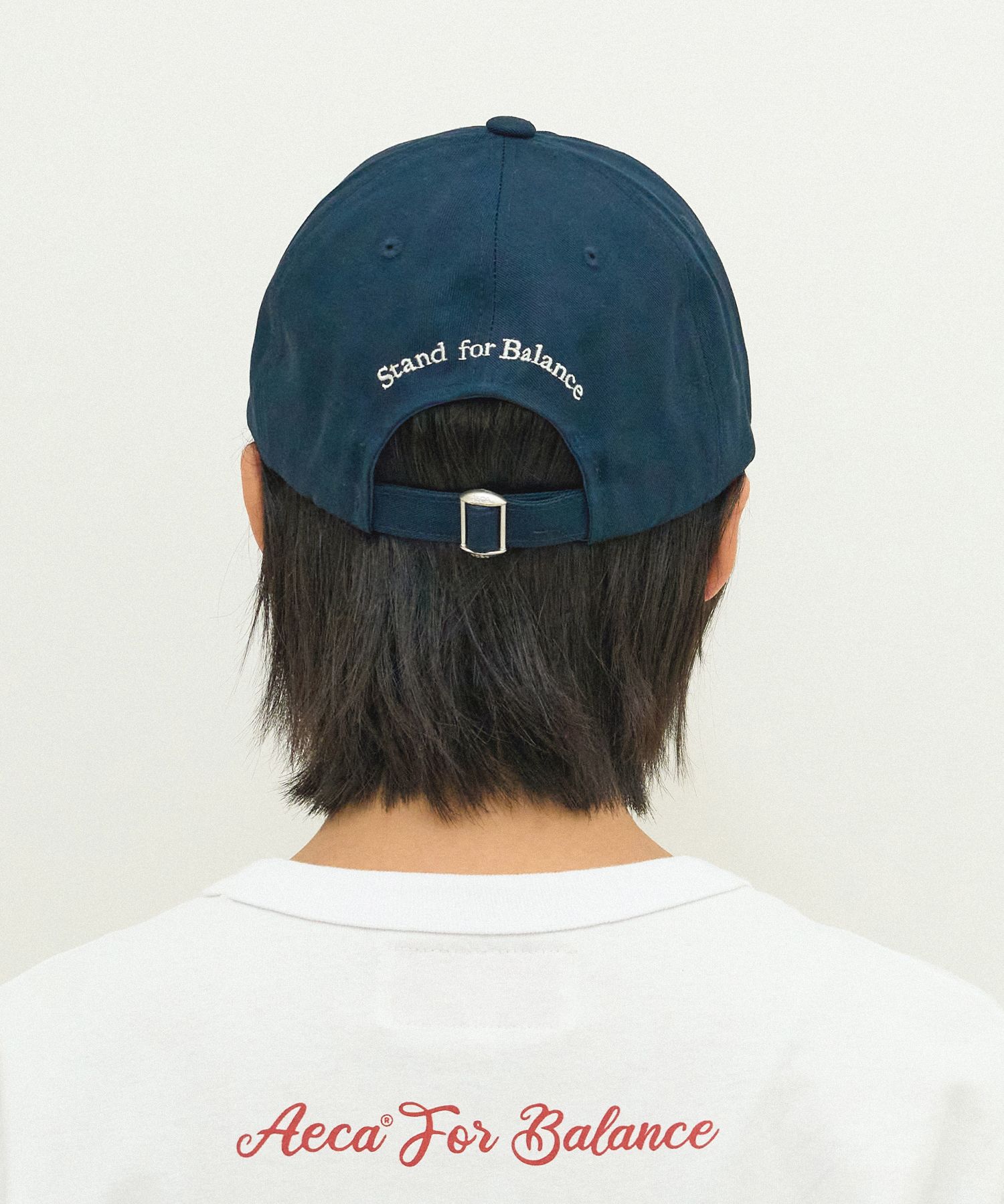 MUSINSA | AECA WHITE DAY OFF CAP-NAVY