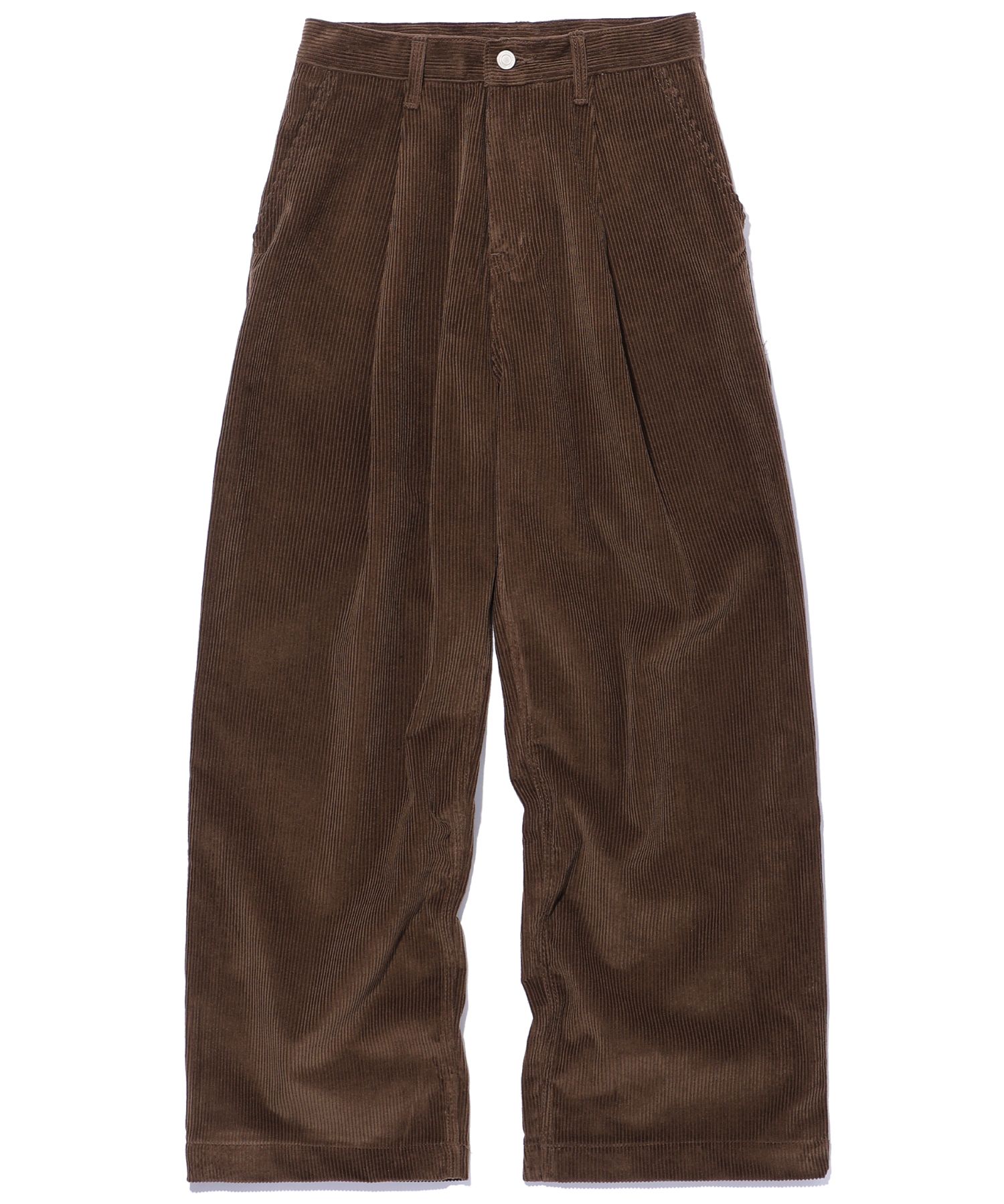 [COMPAGNO]★BALLOON WIDE CORDUROY PANTS MUSINSA | CPGN STUDIO BALLOON WIDE CORDUROY PANTS DARK BROWN