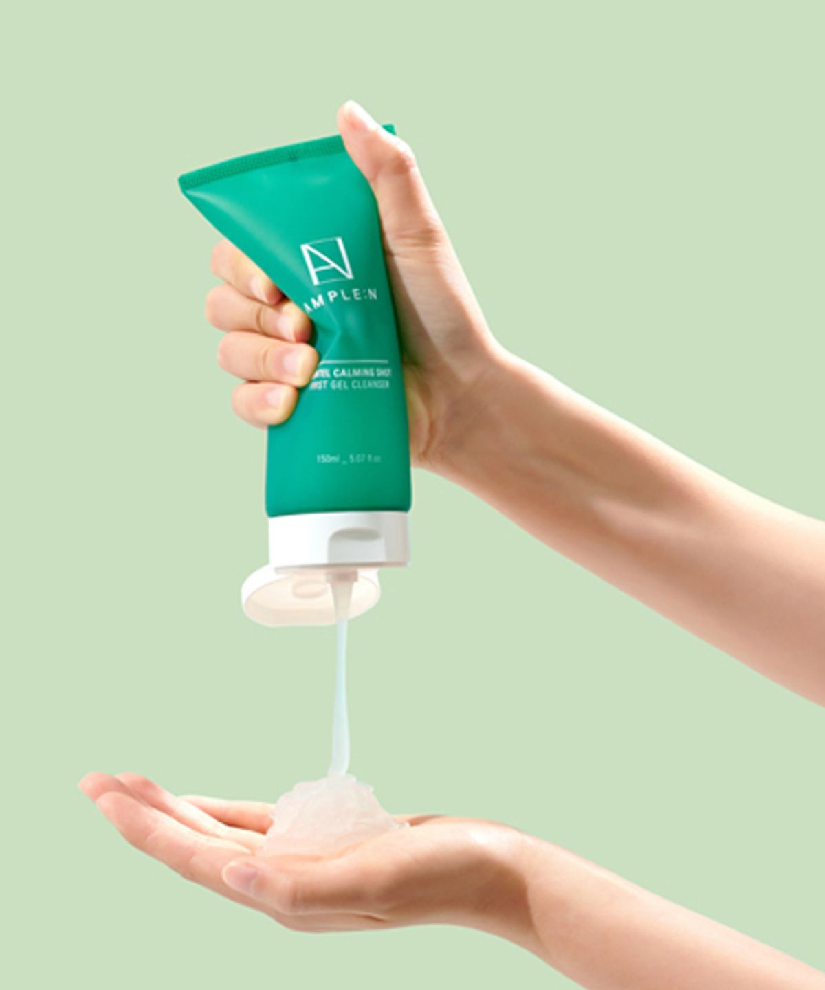 앰플엔(AMPLEN) 센텔카밍샷 진정 퍼스트 젤 클렌저 150ml